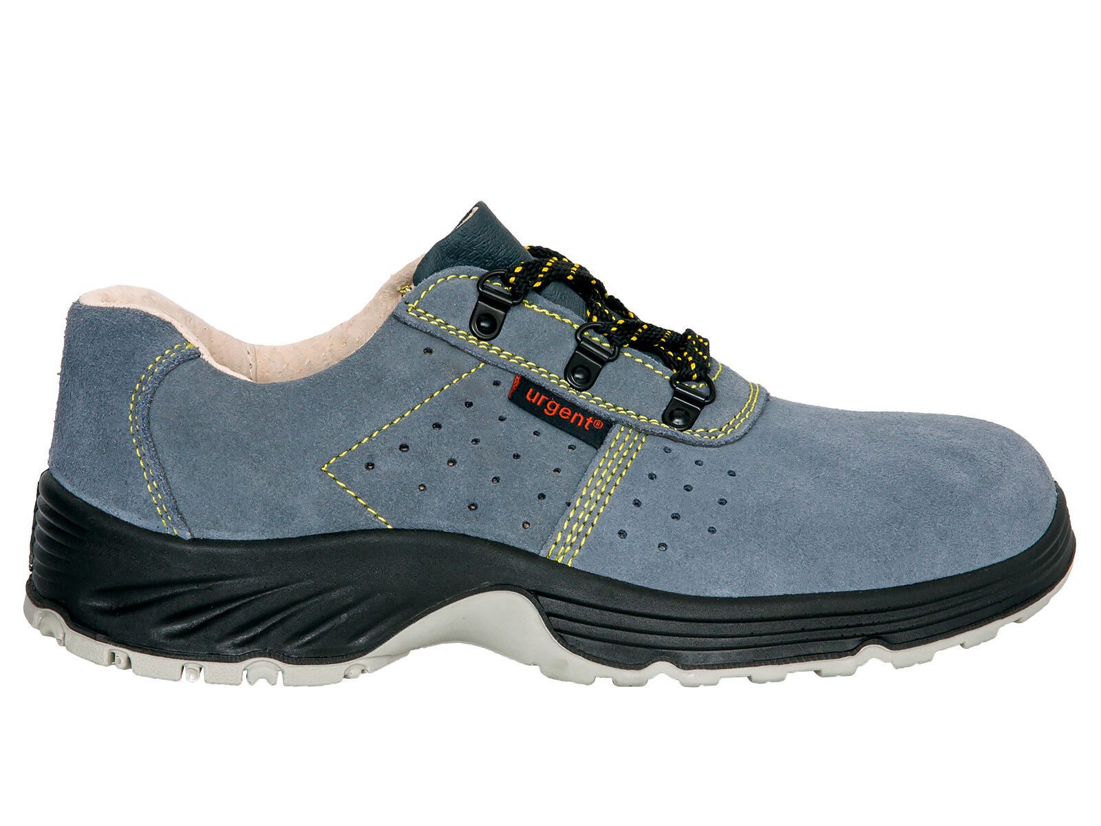 Urgent Arbeitsschuhe Berufsschuhe Schutzschuhe ohne Stahlkappe OB 36-47 Leder Arbeitsschuh – Bild 5 von 5