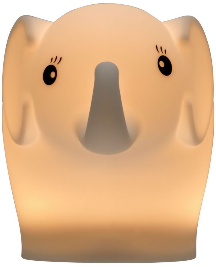 Pauleen LED Nachtlicht Night Elephant, Farbsteuerung, Farbwechsel, Nachtlichtfunktion, LED fest integriert, Farbwechsler, LED-Modul, Elefant, BPA-Frei, Farbwechsel RGBW