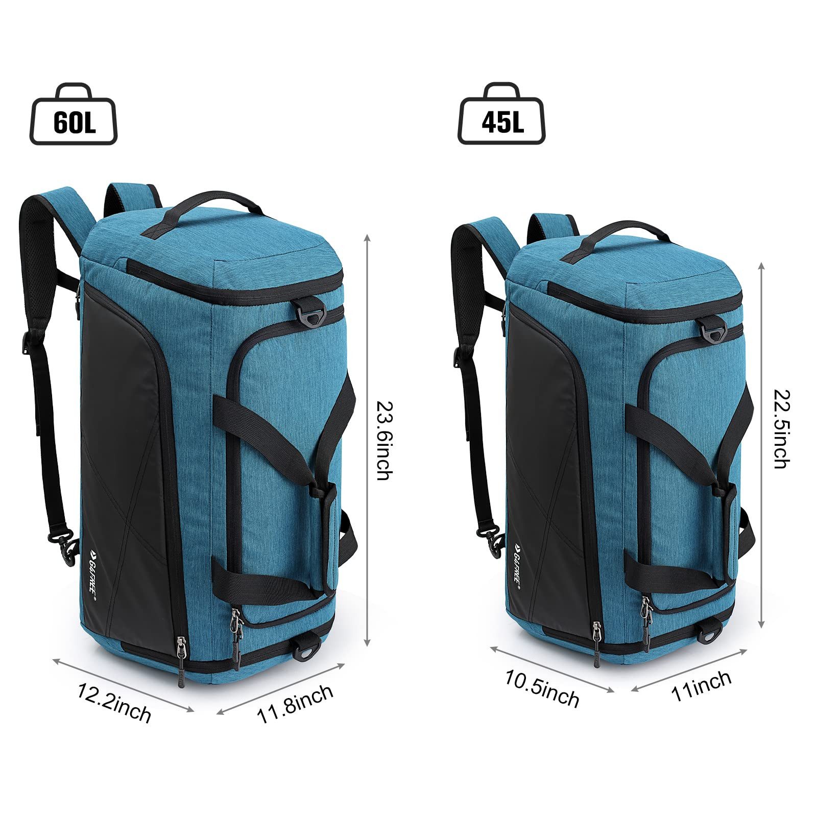 G4Free Sporttasche, 45L/60L Drei-in-Eins-Reiserucksack/Sporttasche günstig online kaufen