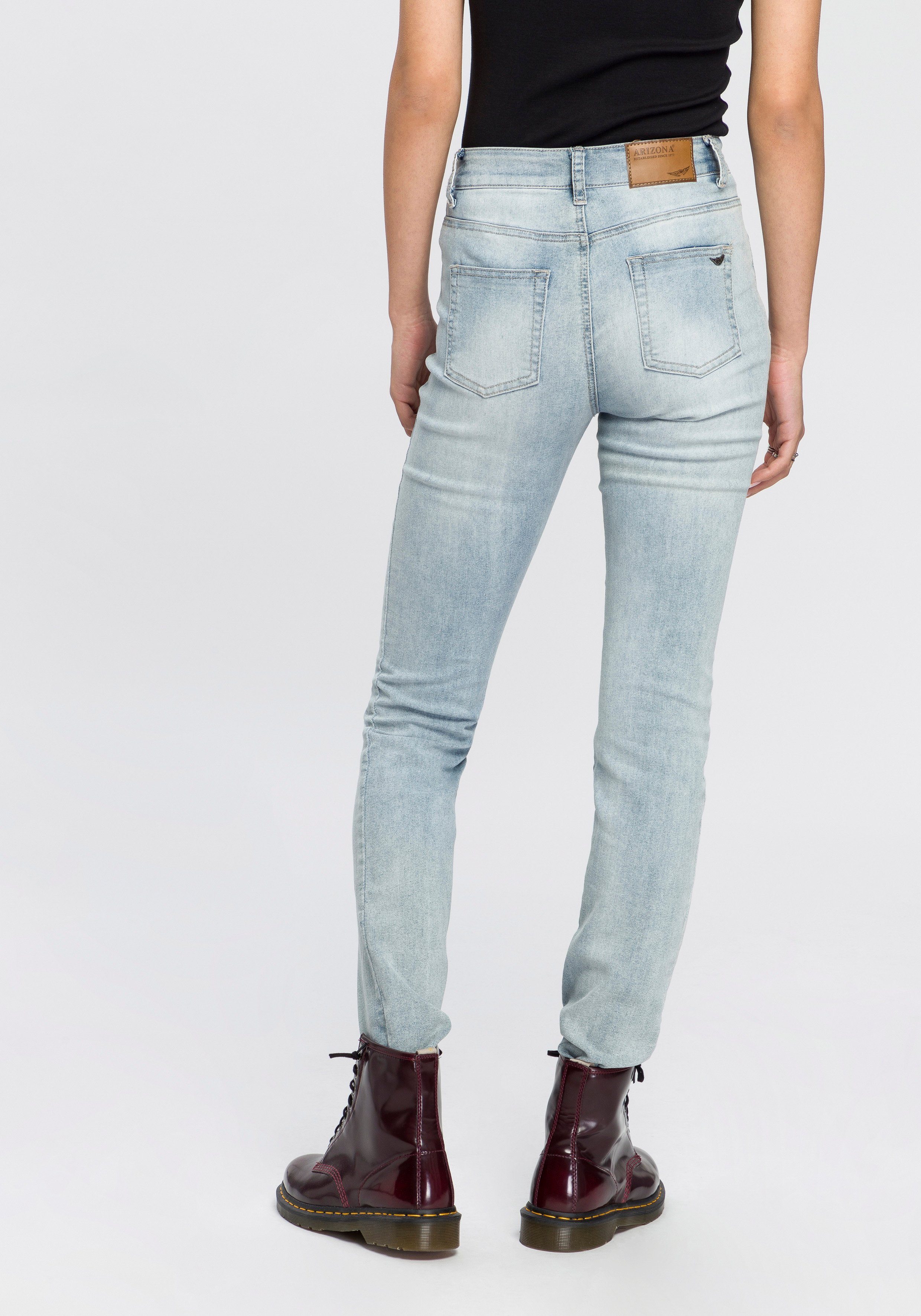 Arizona Skinny-fit-Jeans Shaping High Waist bleached