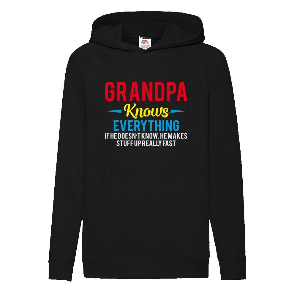 Ggraphics Hoodie Grandpa knows everything Kinder Hoodie