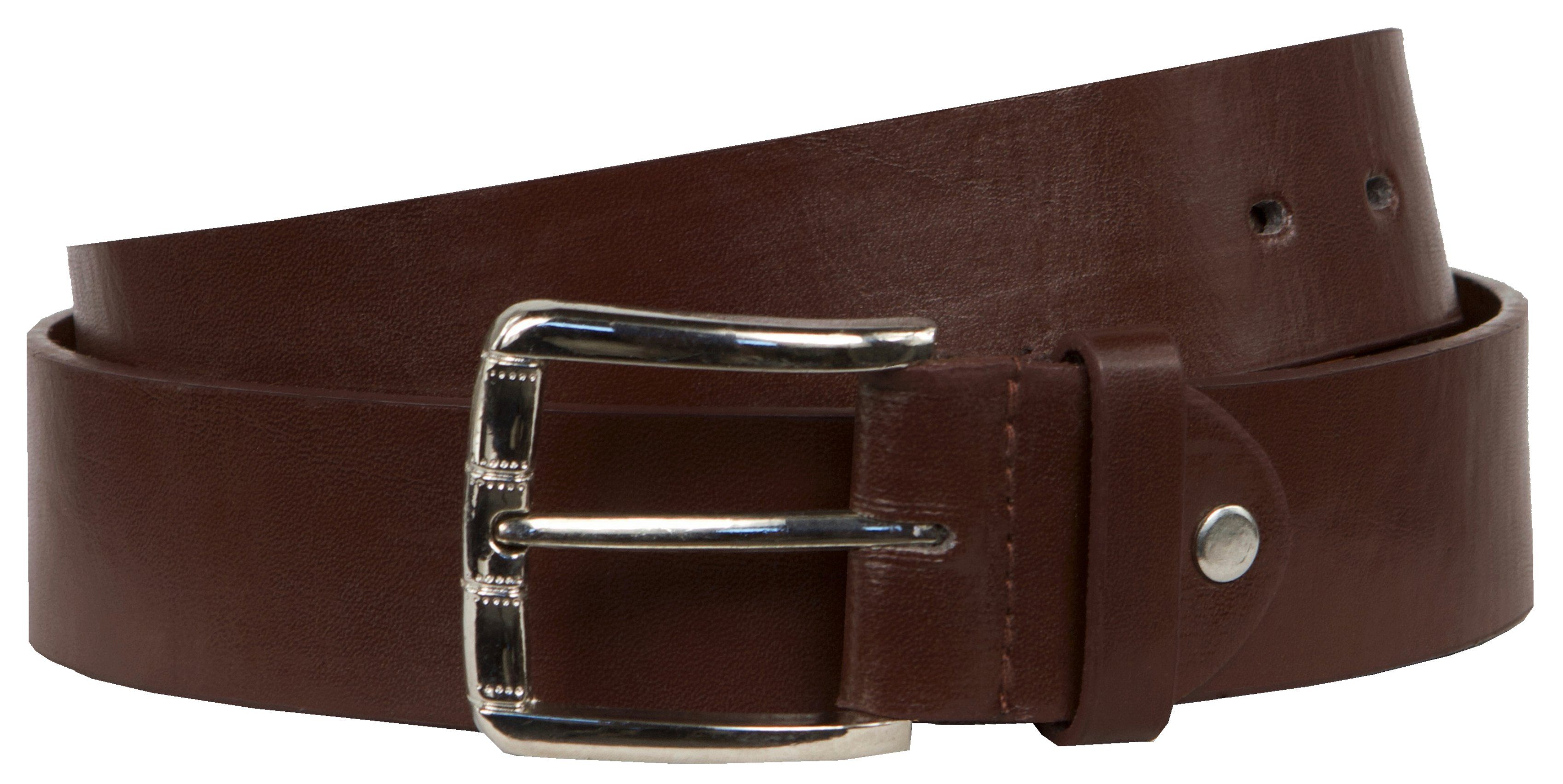 GUGGEN Mountain Ledergürtel Herren Gürtel Leder Herrengürtel G0014 Hochwertige Schnalle Komfortabler Gürtel Jeansgürtel Braun