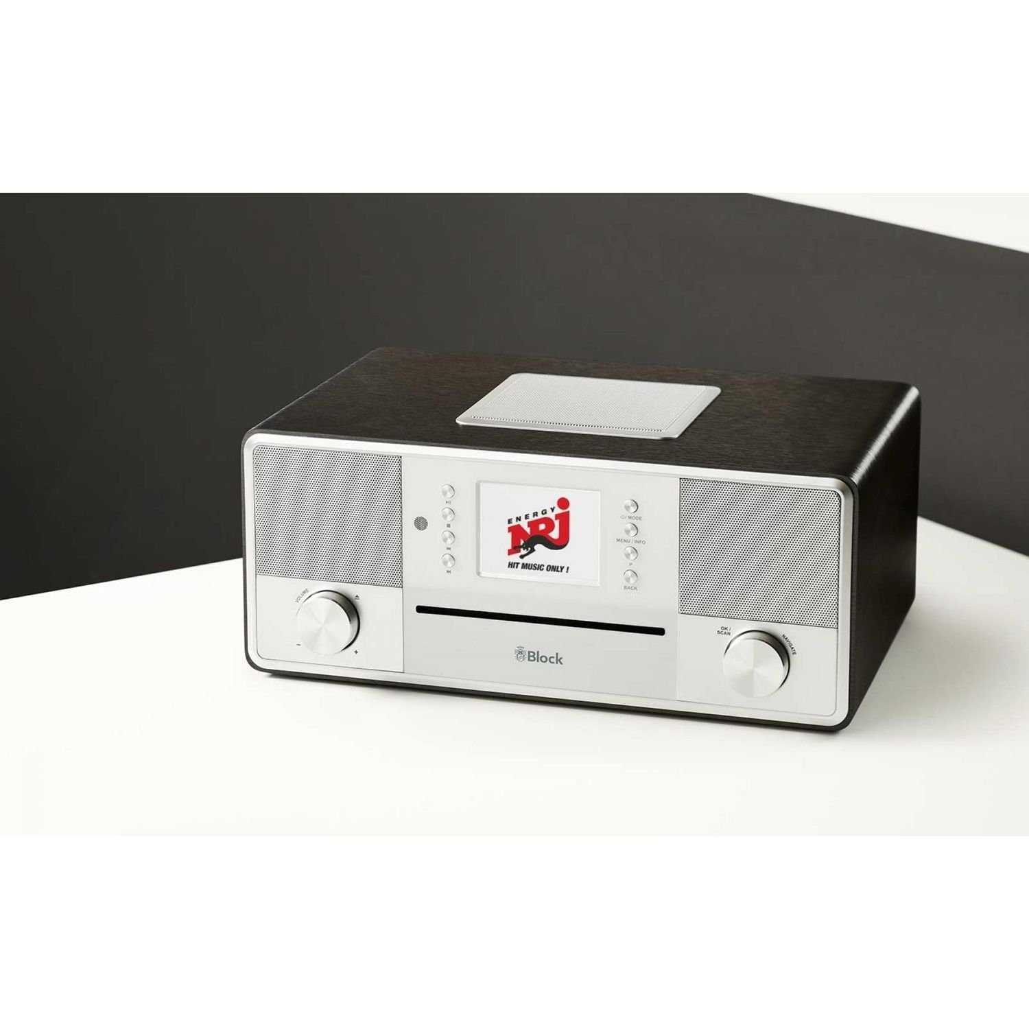 Block CD Digitalradio Spotify anthrazit Smartradio (DAB) SR-50 UKW/DAB+/Internetradio Bluetooth USB