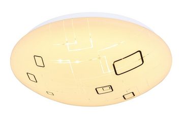 Globo Deckenleuchte Deckenleuchte LED Wohnzimmer Flur Bad Küche Deckenlampe 36 cm 40479-18