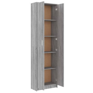 vidaXL Kleiderschrank Garderobenschrank Grau Sonoma 55x25x189 cm Holzwerkstoff (1-St)