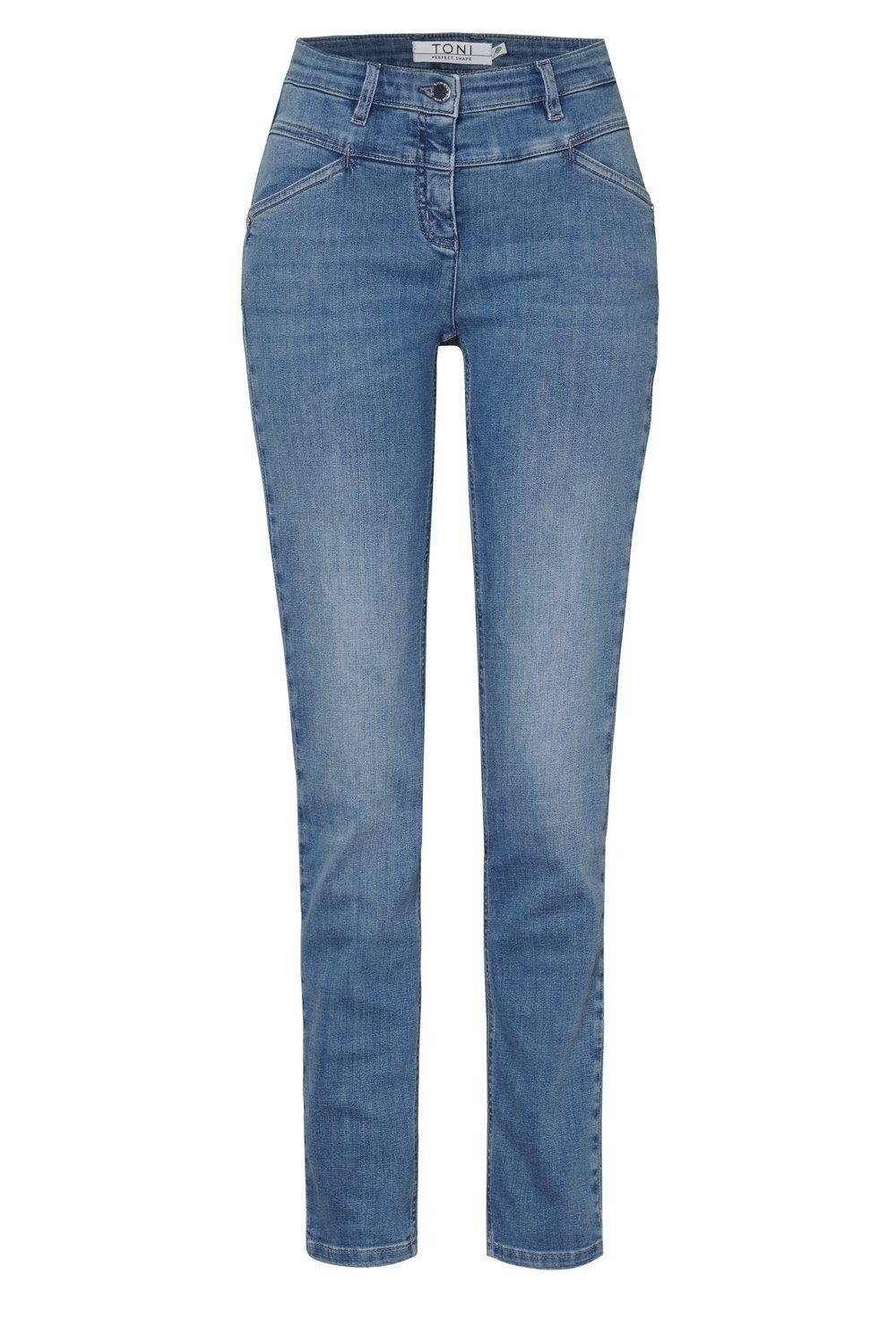 mit Perfect vorne - Shape hellblau TONI Hüftsattel 534 Slim-fit-Jeans