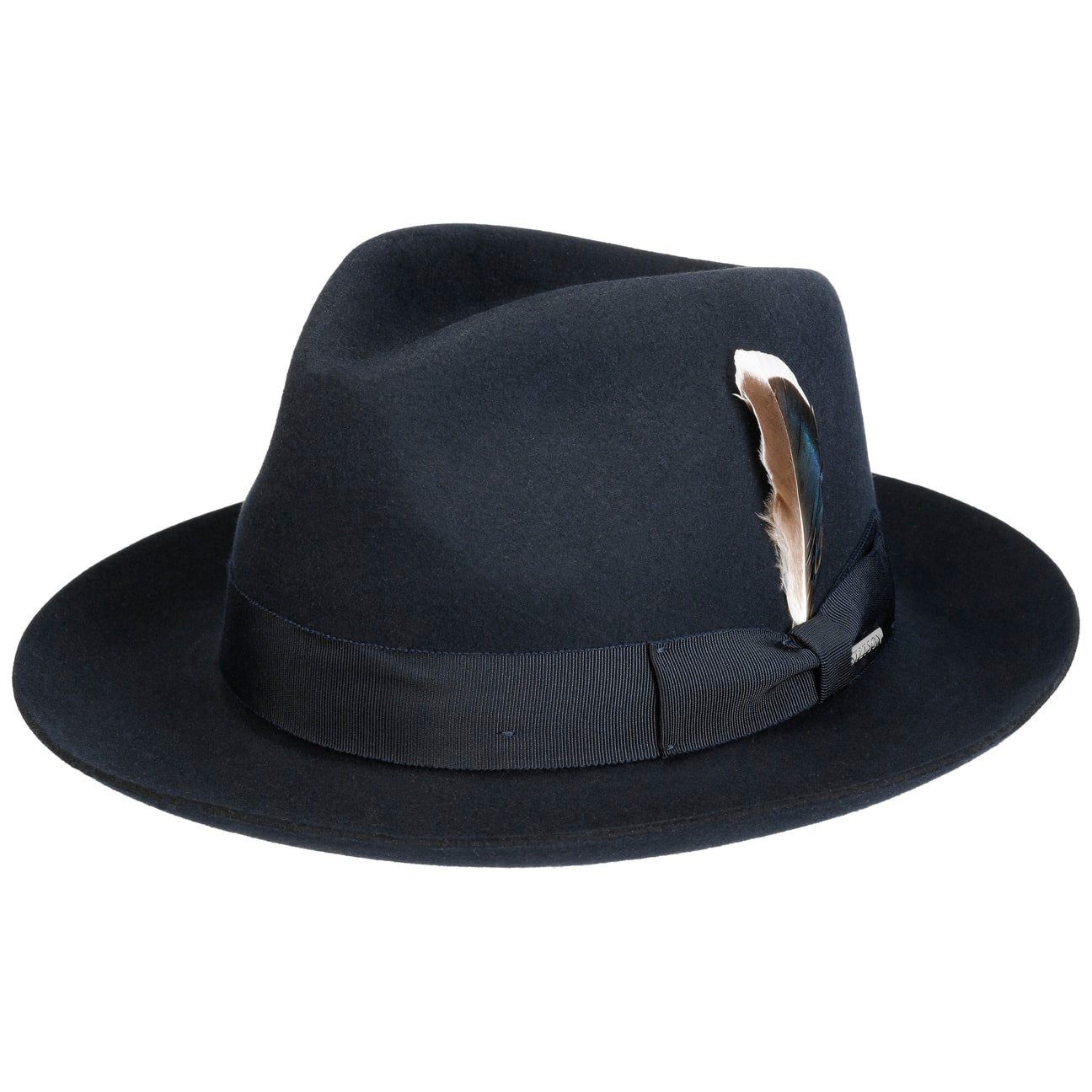 Stetson Filzhut (1-St) Wollfilzhut mit Ripsband