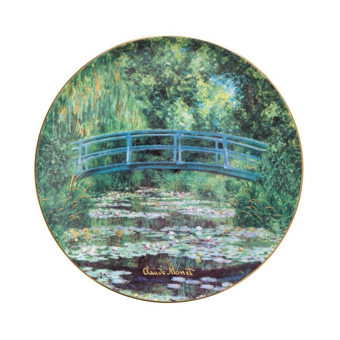 Goebel Wanddekoobjekt Japanischer Garten - Claude Monet Wandteller