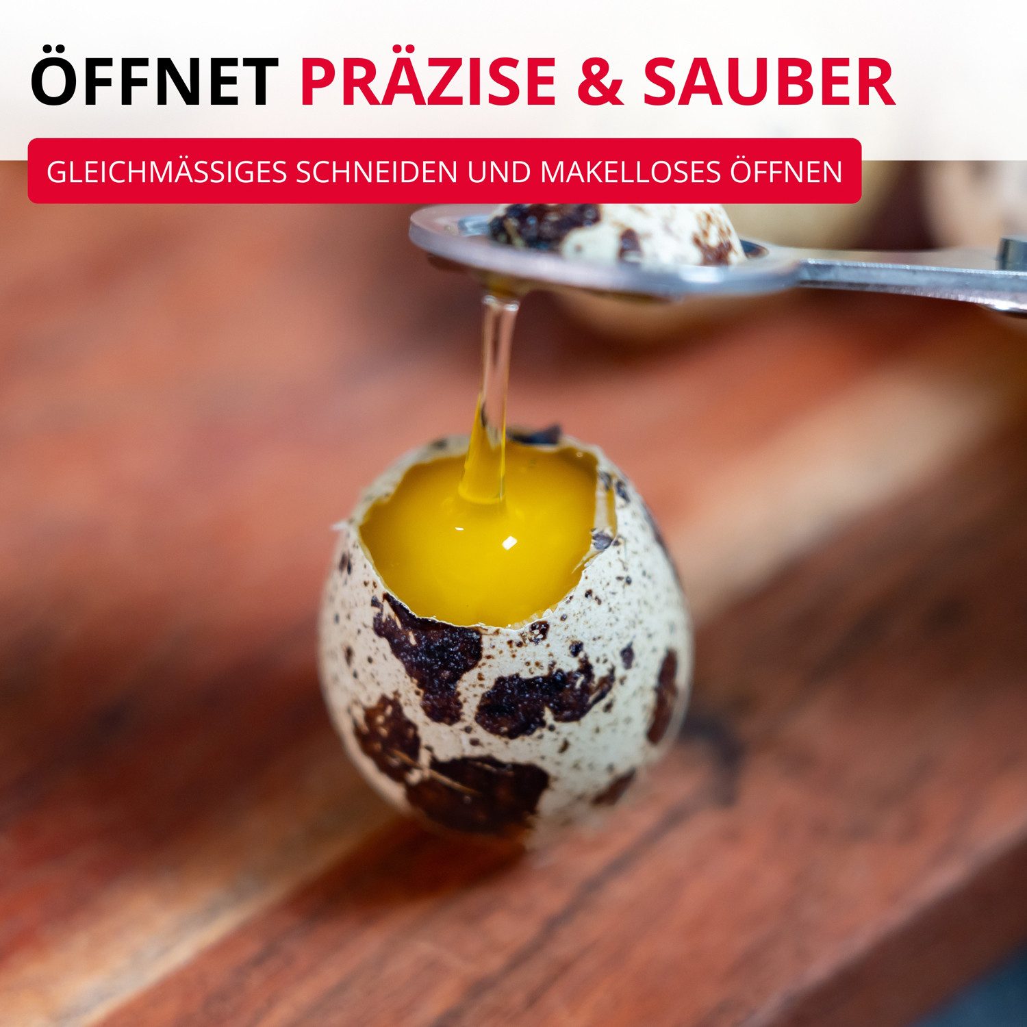 WESTMARK Scheren-Set für Wachteleier - Wachteleier-Schere 1 Stk, Präziser Eierschalenöffner