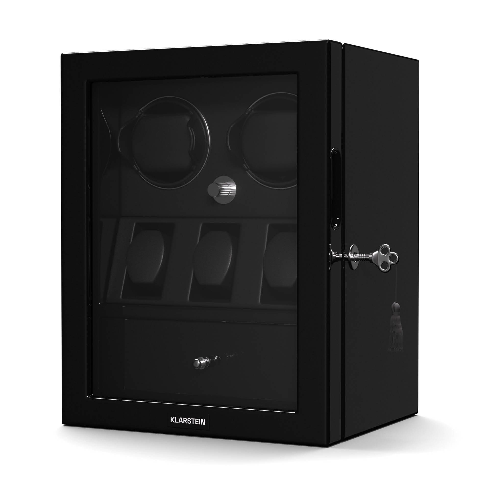 Klarstein Uhrenbeweger ChronoVault 2+3, Uhrenboxen Uhrenkasten Uhrenbeweger 5 Uhren