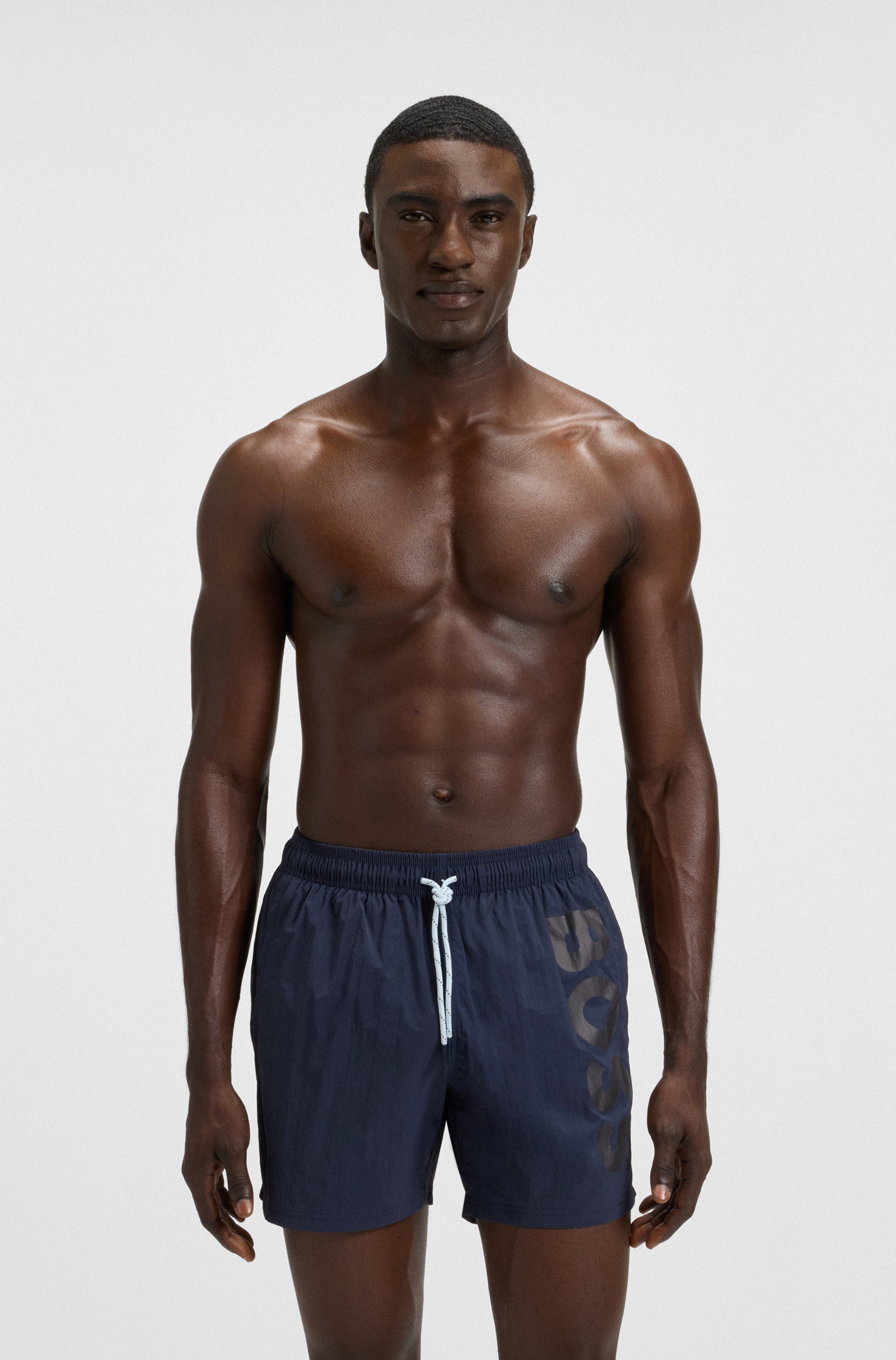 BOSS Badeshorts Octopus Mit BOSS Logoschriftzug, elastischer Taillenbund mi günstig online kaufen