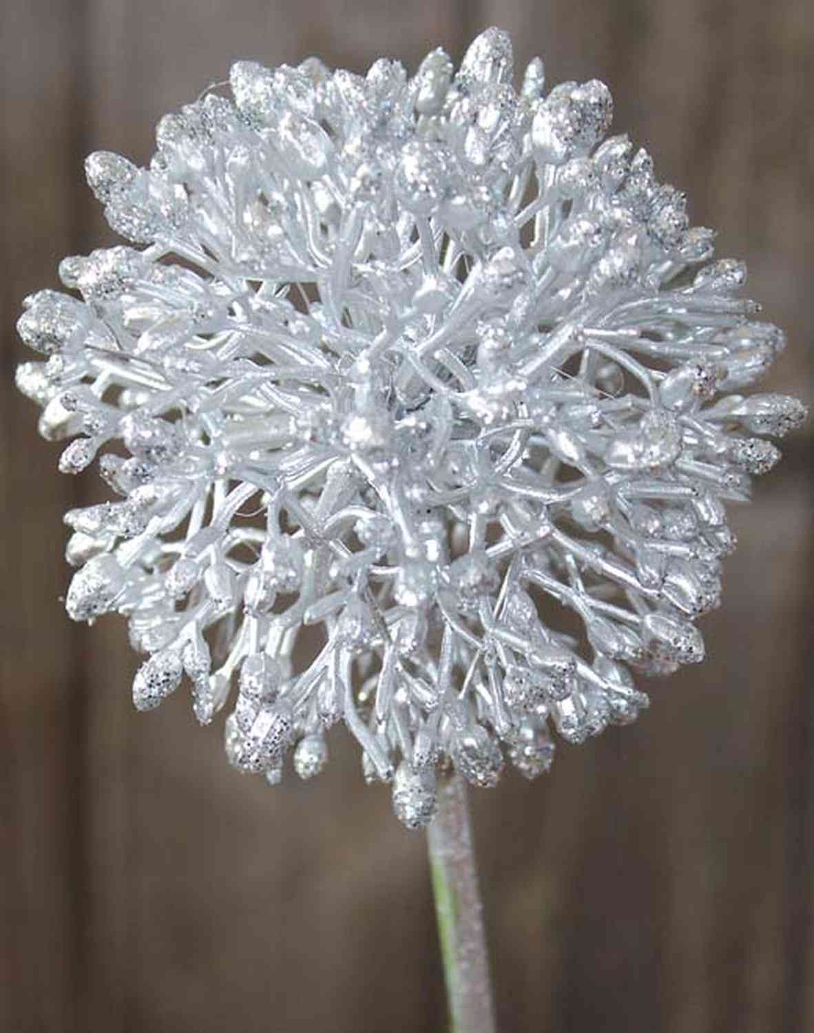 Kunstblume Allium Kunstblume Hella, Glitzer, Silber, 45cm Allium, artplants, Höhe 45.0 cm