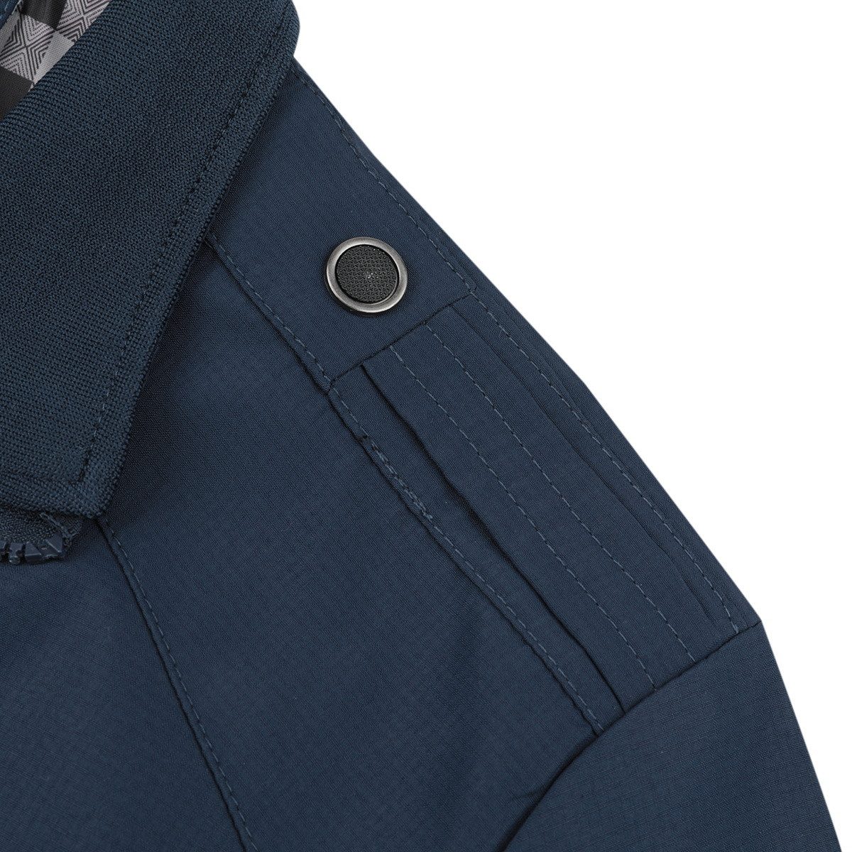 Allthemen Bomberjacke Leichte Übergangsjacke mit 2 Reißverschlusstaschen – Bild 5 von 5