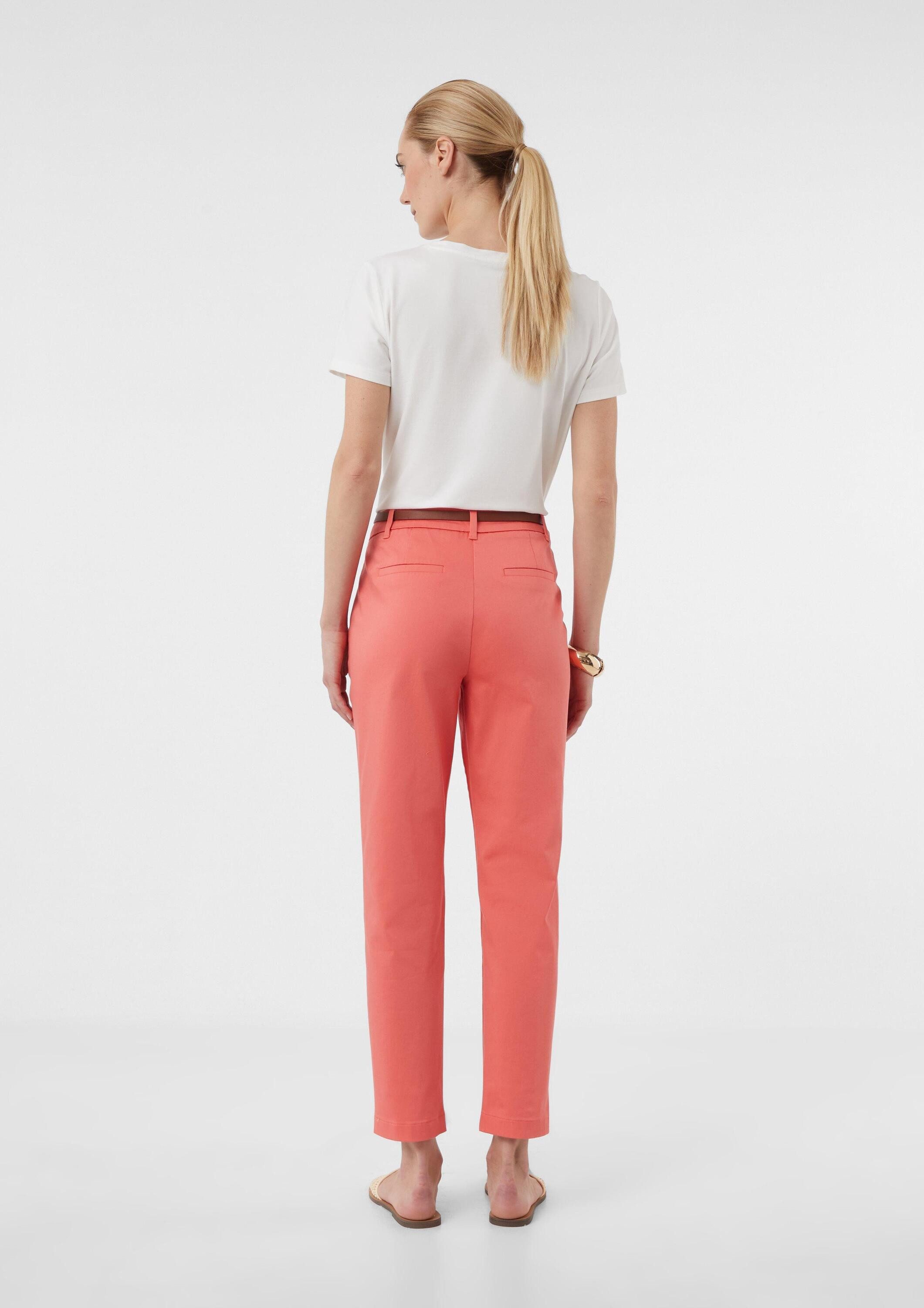 comma Chinos Hose Chino mit Gürtel