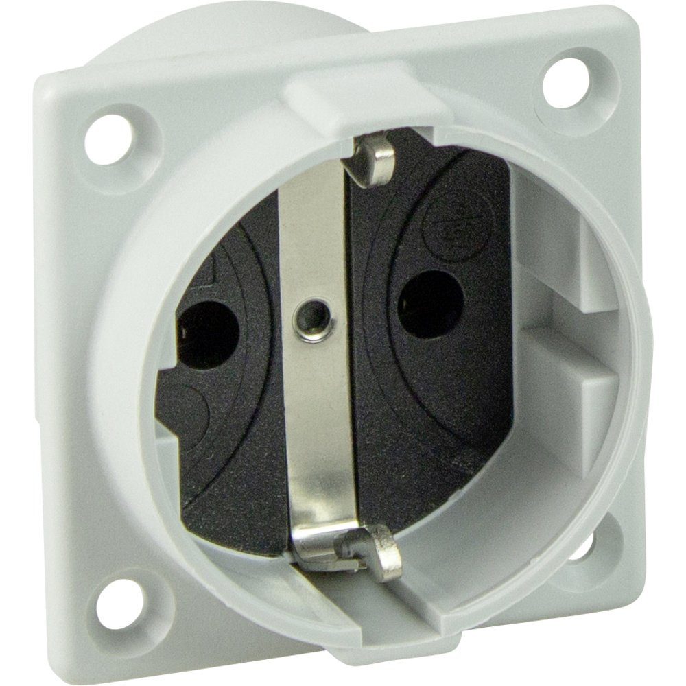 as - Schwabe Steckdose AS Schwabe 45084 Einbau-Steckdose Grau