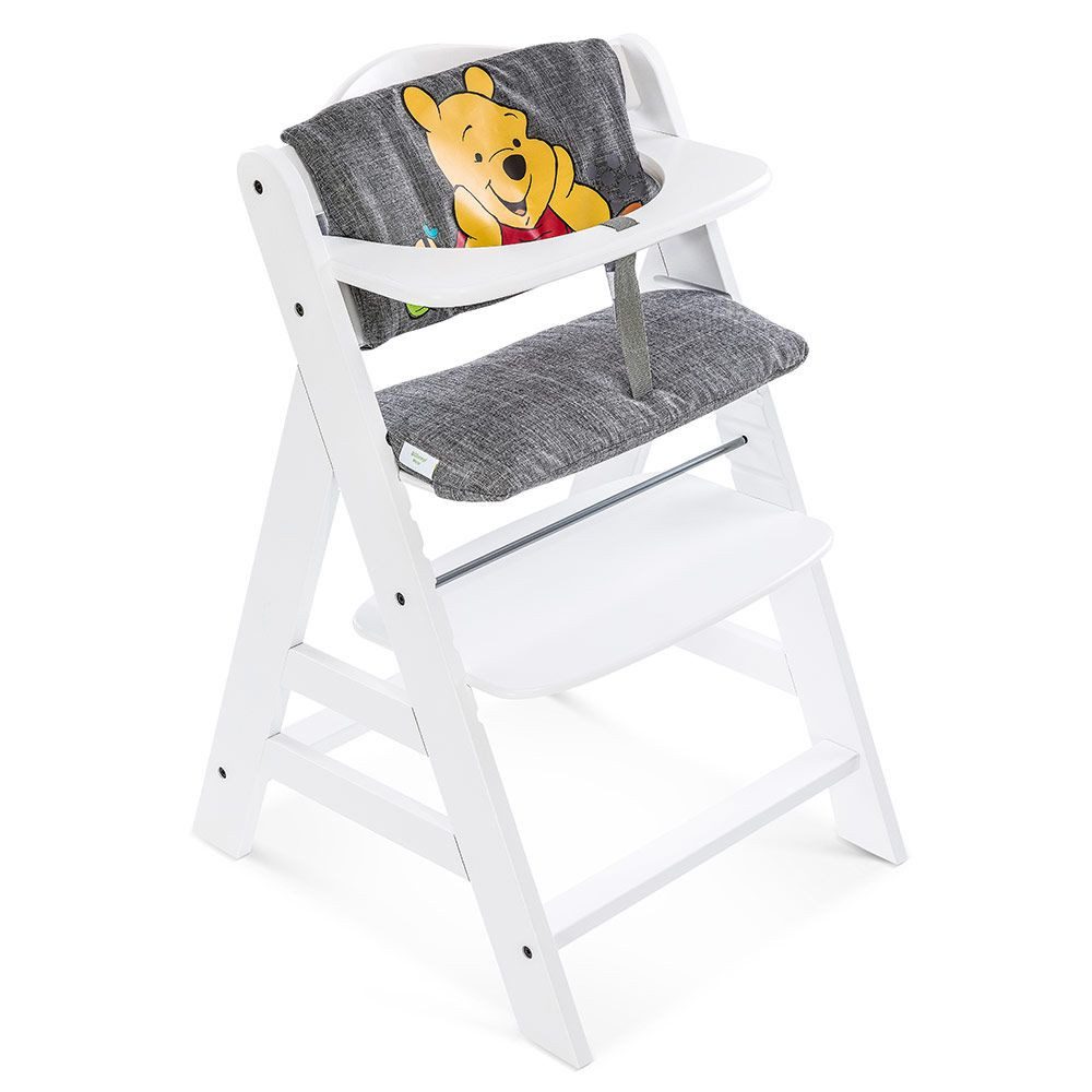 Hauck Hochstuhlauflage Disney Deluxe - Winnie Pooh Grey, Sitzpolster Sitzki günstig online kaufen
