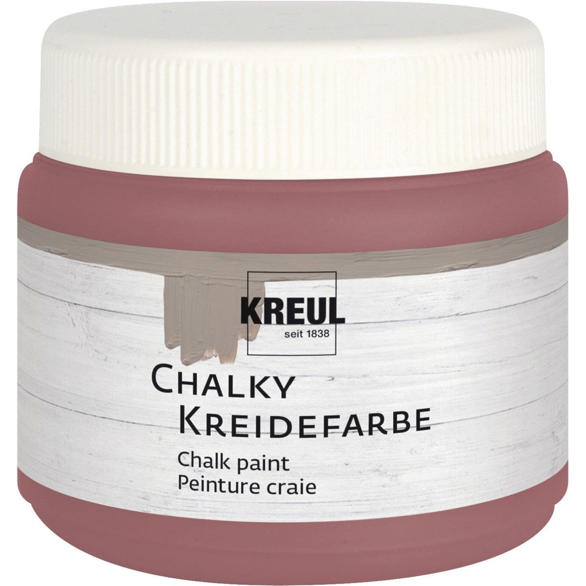 C. KREUL Kreidefarbe KREUL Kreidefarbe Chalky marsala rouge 150ml Dose