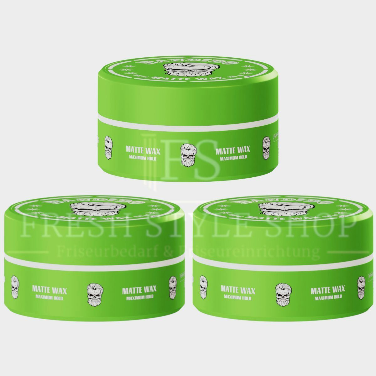 Bandido Cosmetics Haarwachs 3x Bandido Haarwachs Hair Wax 150ml (Verschiedene Sorten)