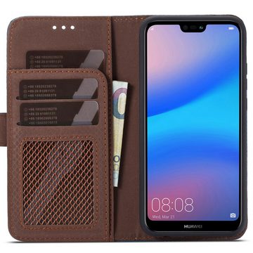 FITSU Handyhülle Hülle für Huawei P Smart 2020 Handytasche Flipcase 6,21 Zoll, Handytasche für P Smart 2020 Hülle, Case mit Geld- und Kartenfach