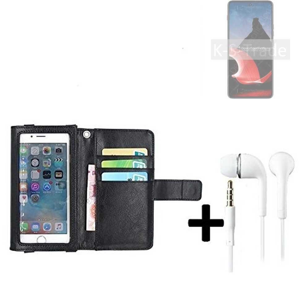 K-S-Trade Handyhülle für Motorola ThinkPhone, Handyhülle + Kopfhörer Schutzhülle Case mit Displayschutz /