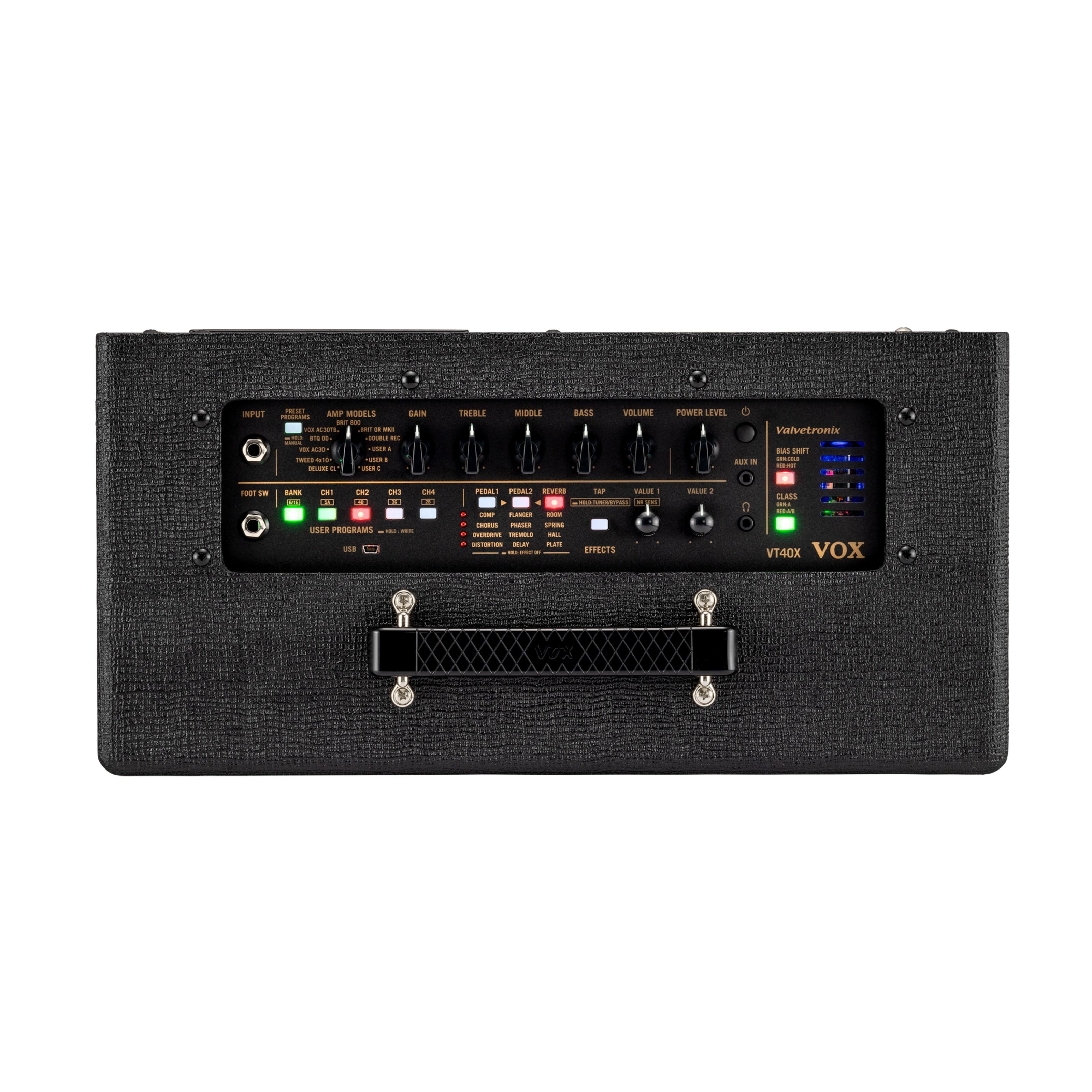 Vox Verstärker (Valvetronix 40 Classic Blue - Hybrid Combo Verstärker für E-Gitarre)