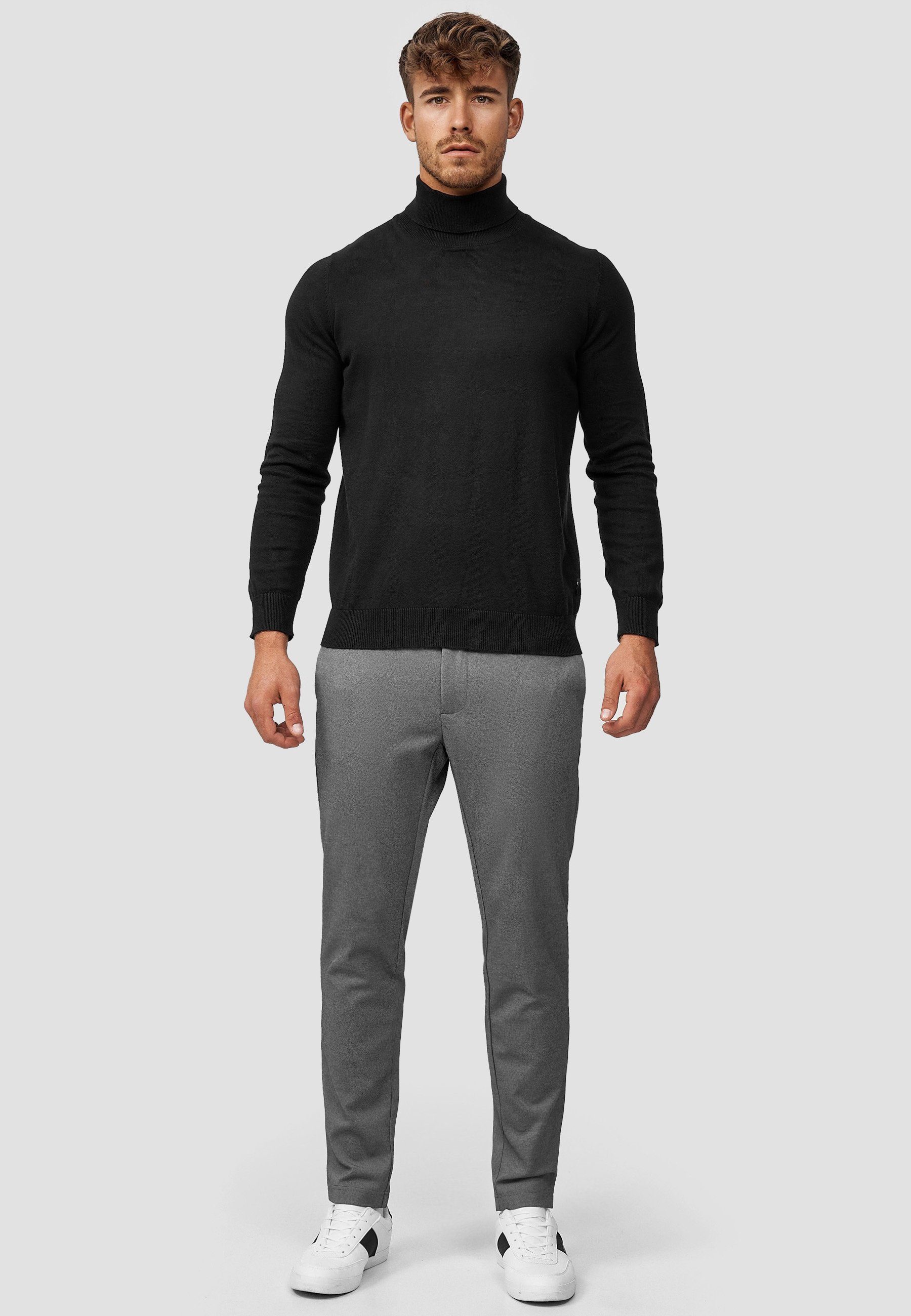 Indicode Rollkragenpullover Herren Eldo Strickpullover Herrenpullover
