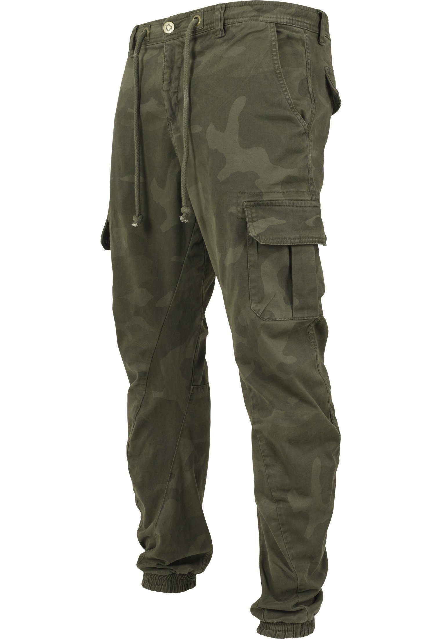 Camo (1-tlg) Pants Cargo Herren olive Jogging camouflage URBAN CLASSICS Cargohose