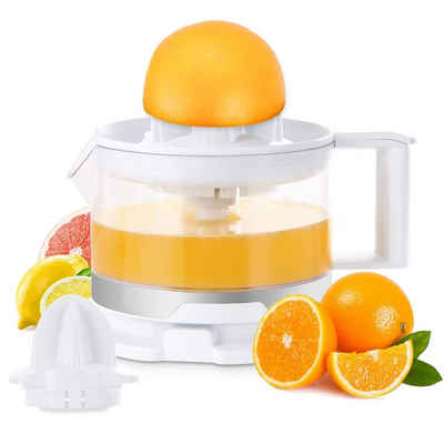 HOMELUX Zitruspresse mit 2 Kegel Saftpresse Orangenpresse 500ml elektrisch Entsafter, 45,00 W, Zitronenpresse einstellbares Fruchtfleisch Hohe Entsaftungsrate