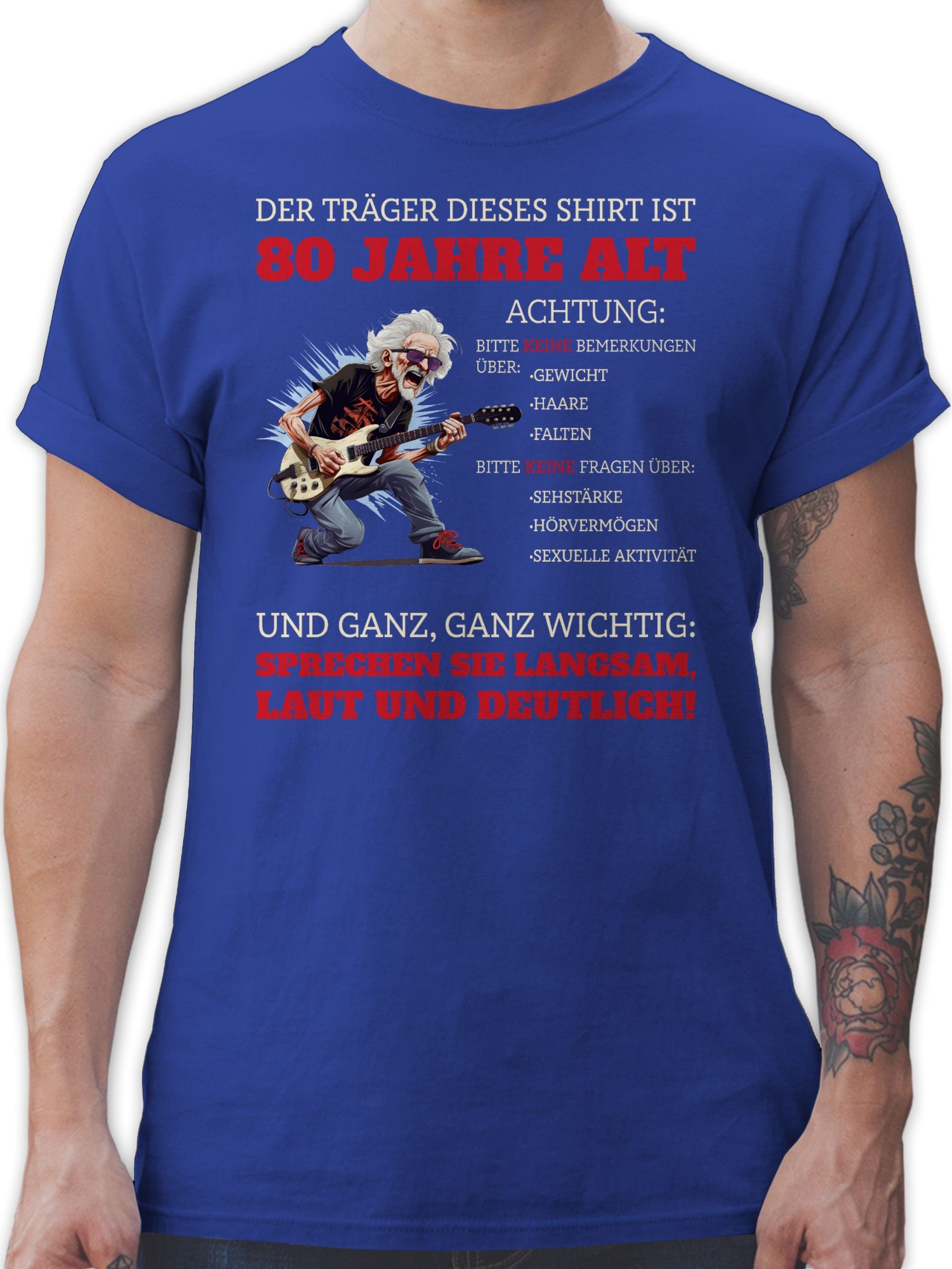 T-Shirt Alter Sack 80 - Der Träger dieses Shirt ist 80 Jahre