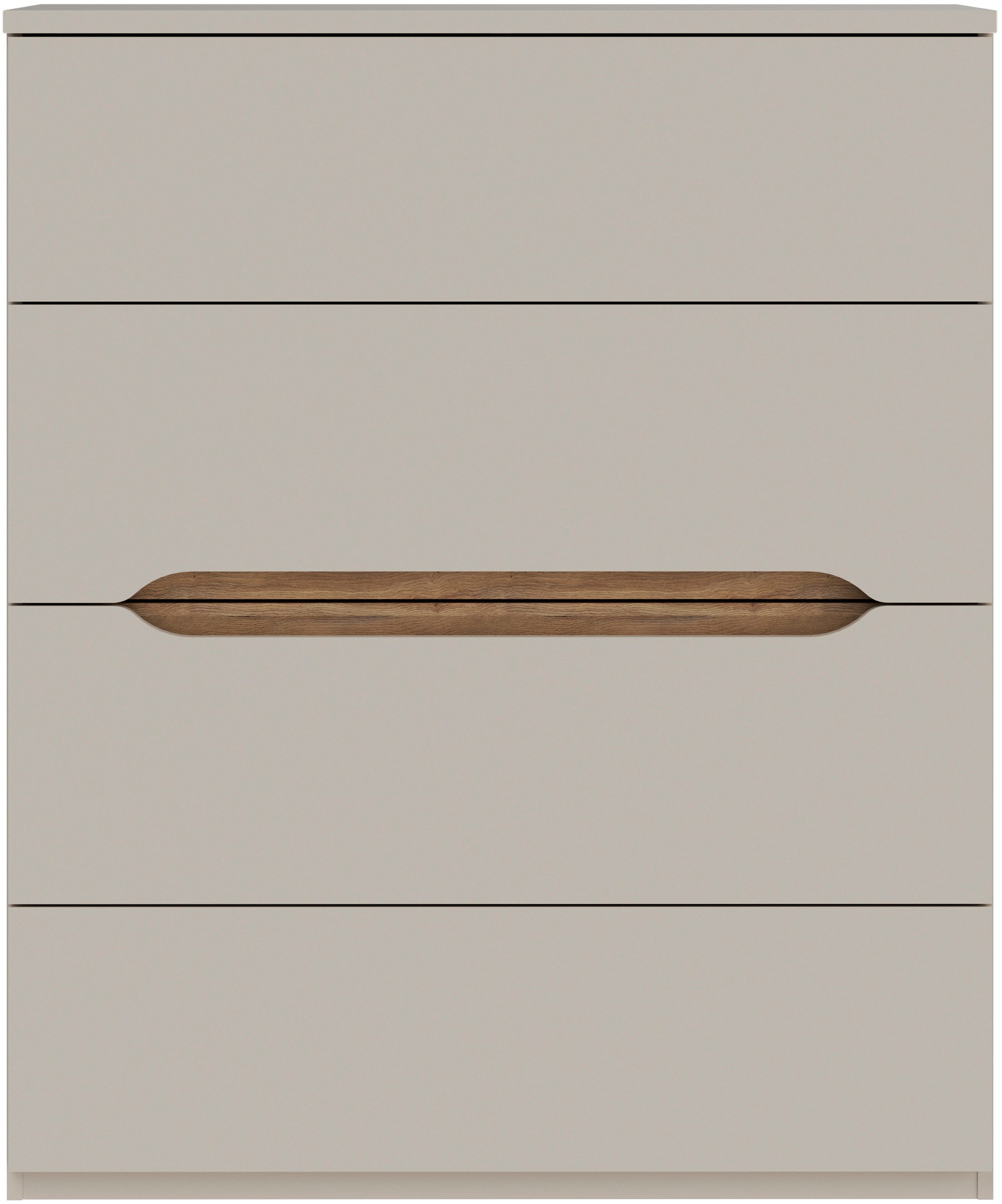 FORTE Hochkommode, B/H/T 95,1/114,7/41,5 cm Hochkommode ohne Griffe