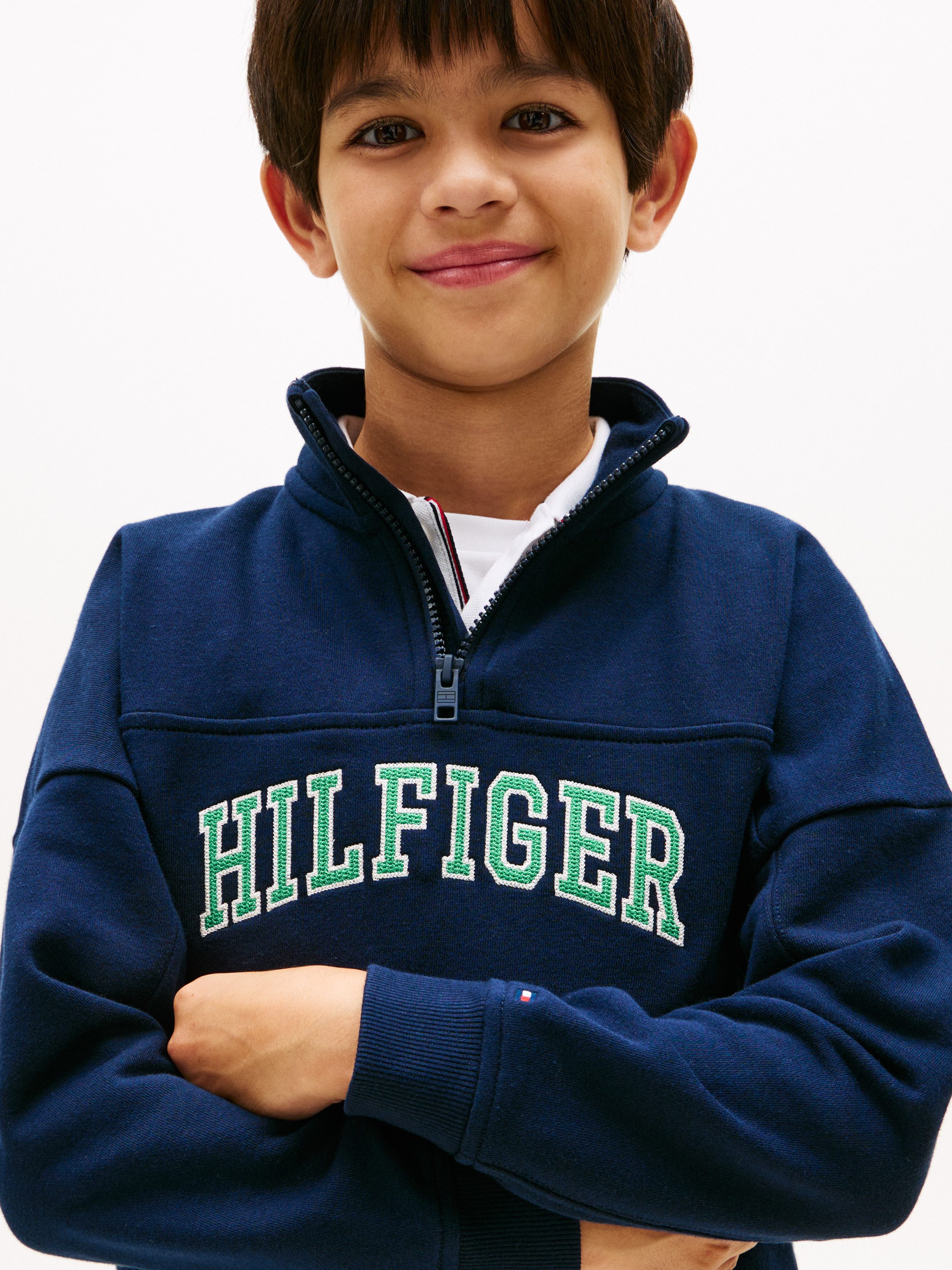 Tommy Hilfiger Sweatshirt HILFIGER VARSITY ZIP SWEATSHIRT Kinder bis 16 Jahre, regular fit