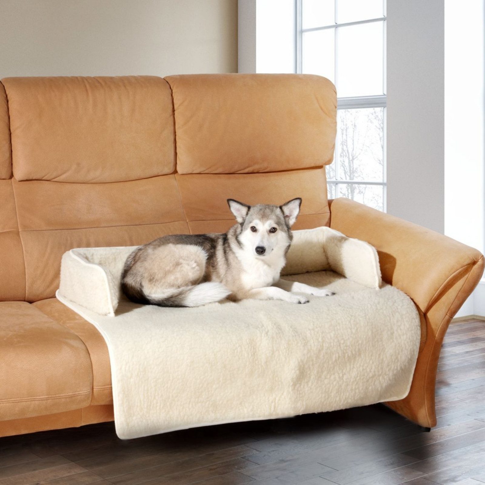 K. & N. Schurwolle Hundematte Schurwoll-Hunde/Katzen-Sofaschoner – Geborgen günstig online kaufen