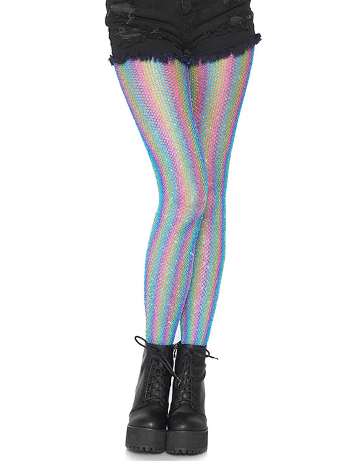Leg Avenue Kostüm »Glitzer-Strumpfhose Einhorn«, Es glitzert und glänzt in  kunterbunten Streifen online kaufen | OTTO