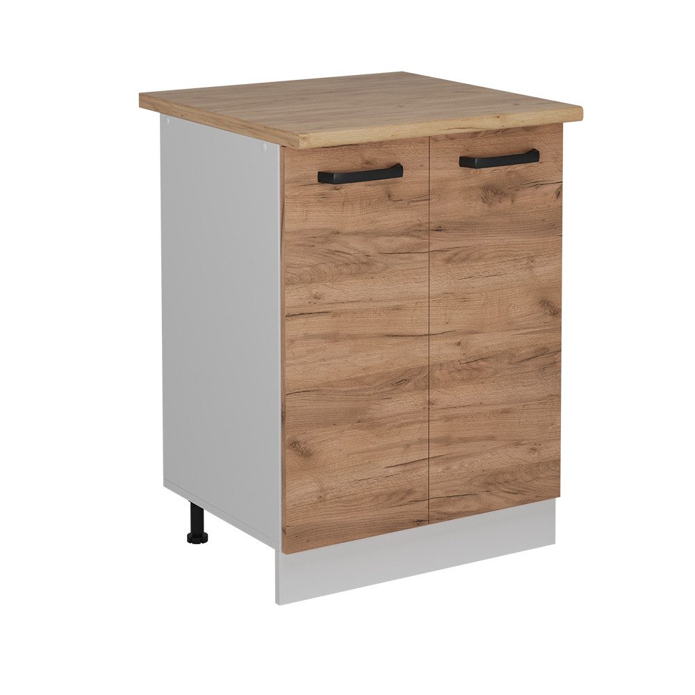 Vicco Unterschrank R-Line, Goldkraft Eiche/Weiß, 60 günstig online kaufen