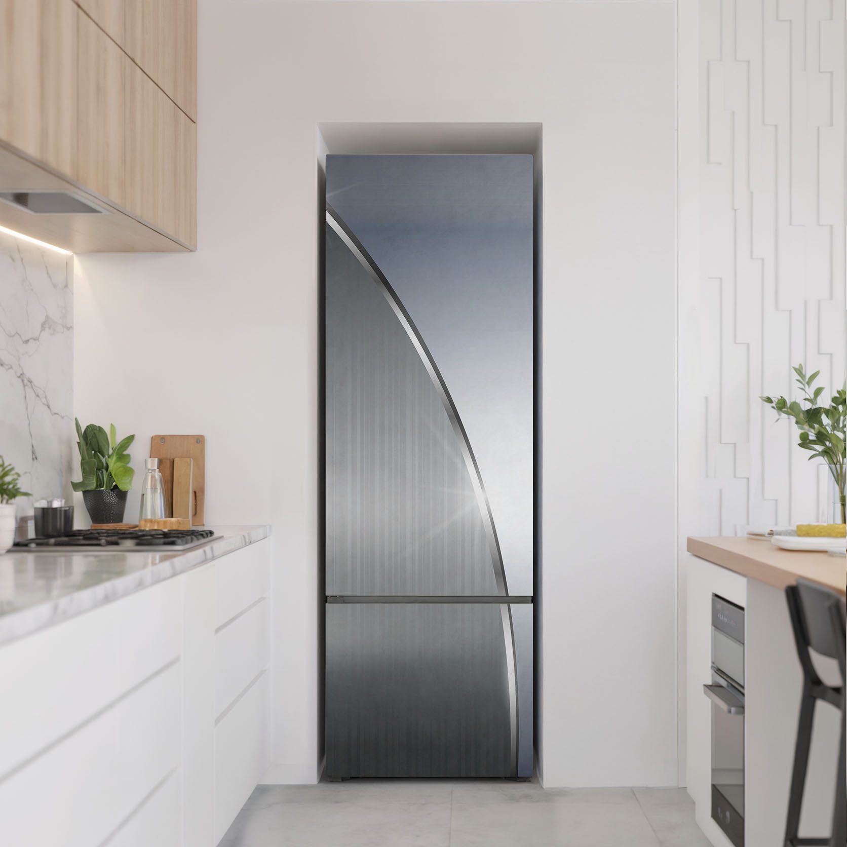Tulup Magnetfolie Kühlschrank Magnetmatte Metallisches Muster günstig online kaufen