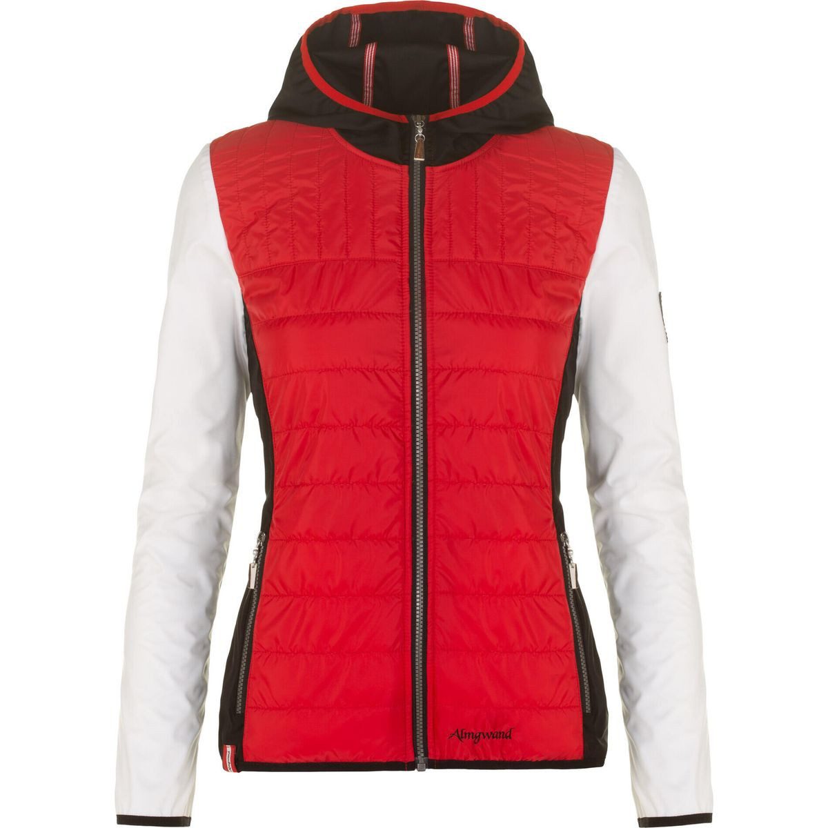Almgwand Outdoorjacke Noppenspitze Stilvolle Damenjacke mit Kapuze, winddicht und warm, ideal für Alltag