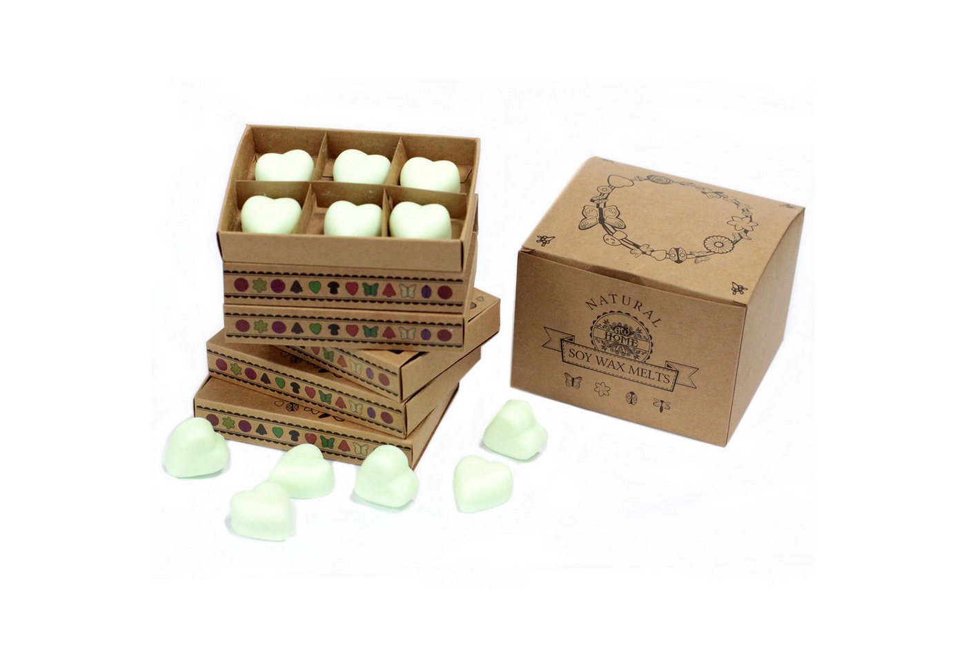 Thumbnail - Bali-Homedecor Raumduft Duftwachs 6er Packung - Minze und Menthol
