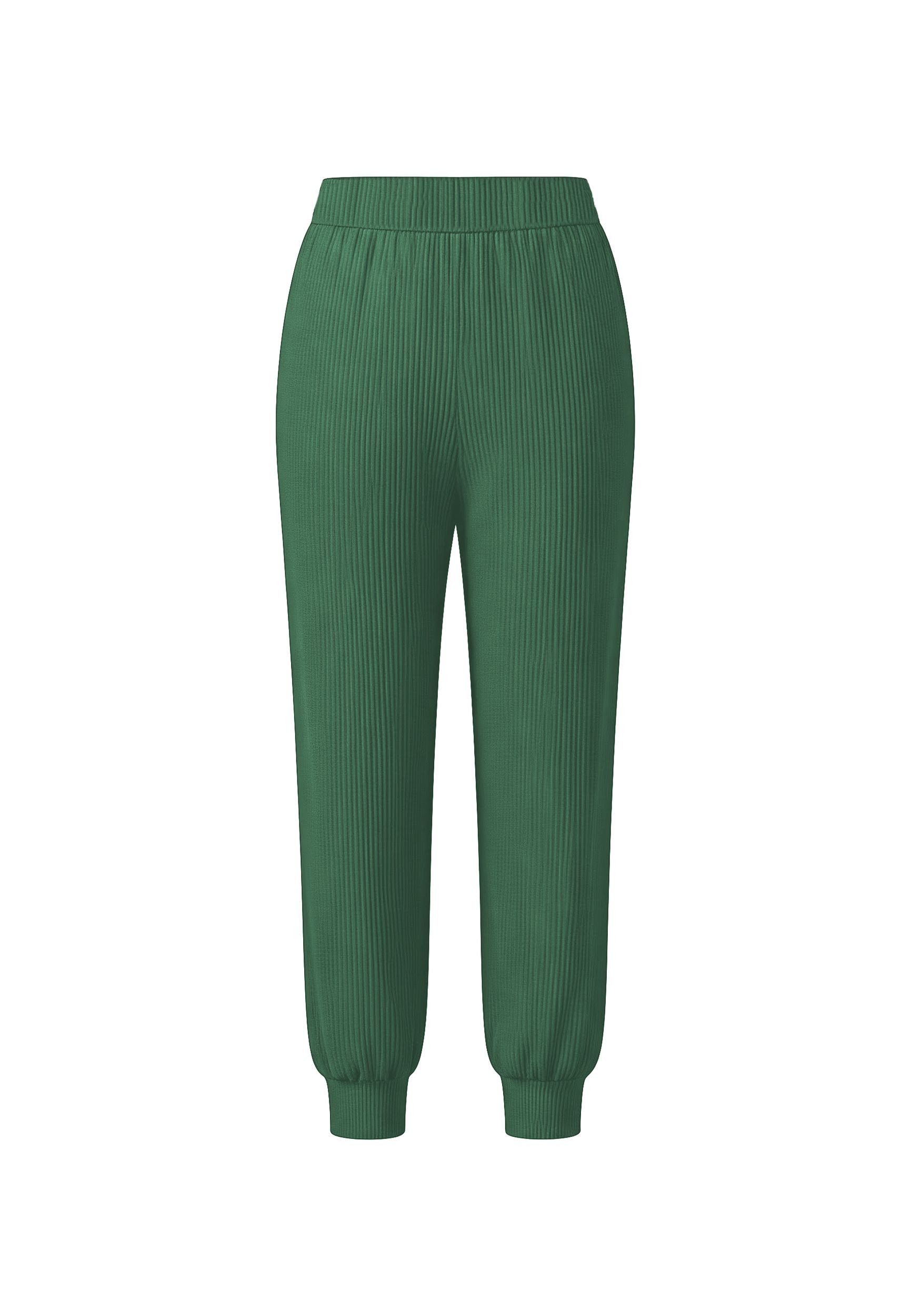 enflame Jogginghose Gerippte Jersey Jogginghose Casual günstig online kaufen