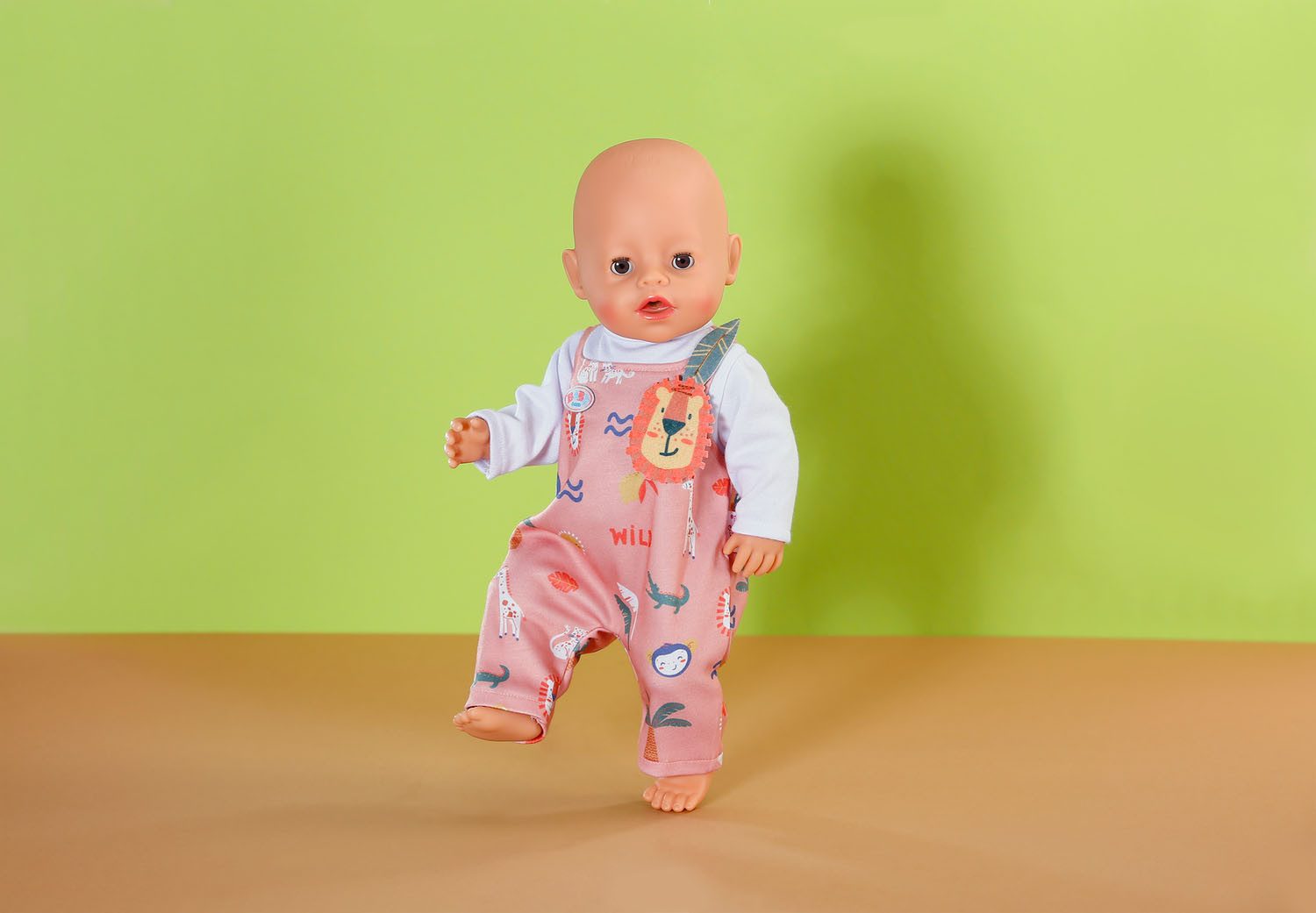 Baby Born Puppenkleidung Dschungel Strampler, 43 cm, mit Kleiderbügel