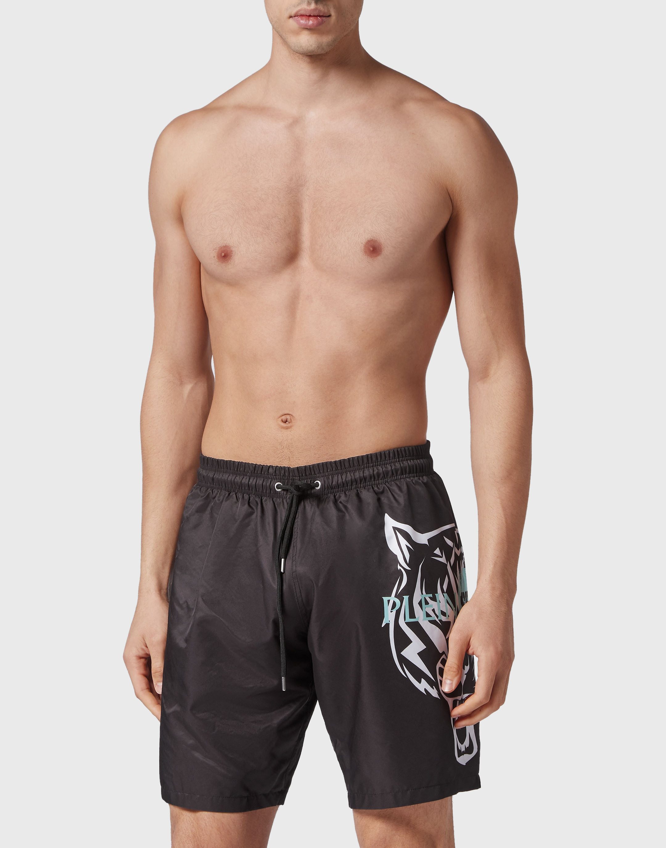 PLEIN SPORT Badehose Tiger