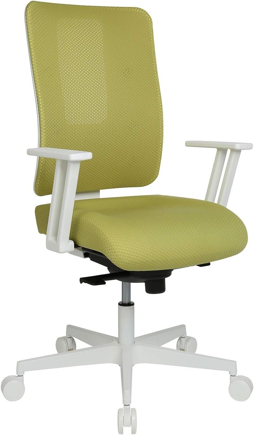TOPSTAR Bürostuhl (Bürostuhl ergonomisch: Schreibtischstuhl mit verstellbarem Sitz), Sitness Life 50 Stuhl, senfGrün, one Size