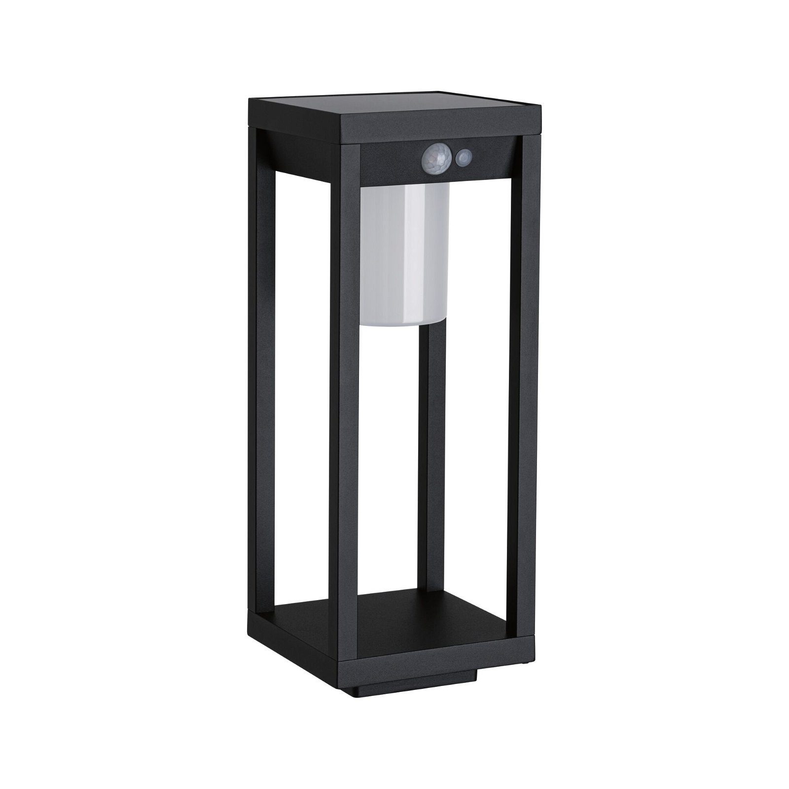 Paulmann LED Gartenstrahler Solar Lichtobjekt Marisol IP44 3000K 350lm Schwarz, LED fest integriert, Warmweiß, Bewegungsmelder