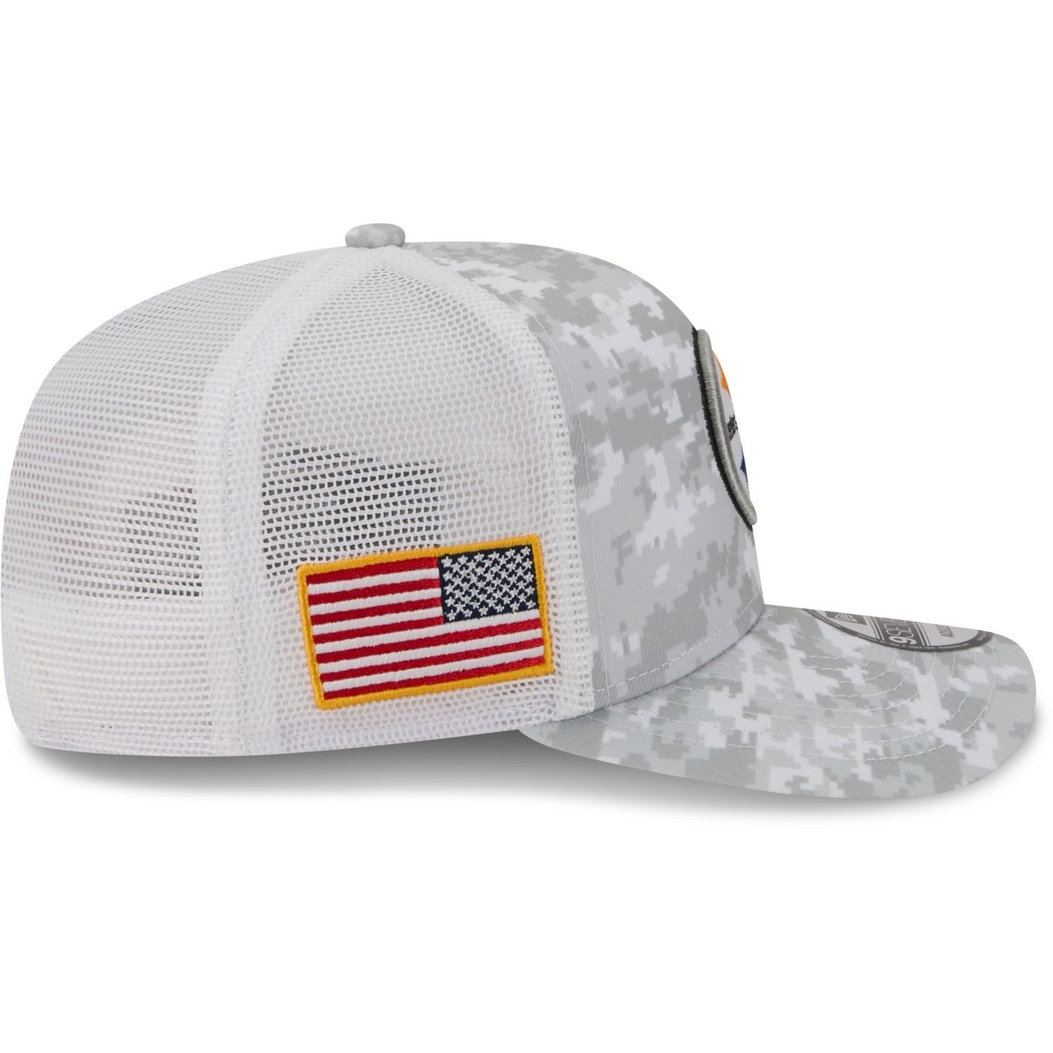 New Era Trucker Cap 9Seventry Trucker SALUTE Pittsburgh Steelers