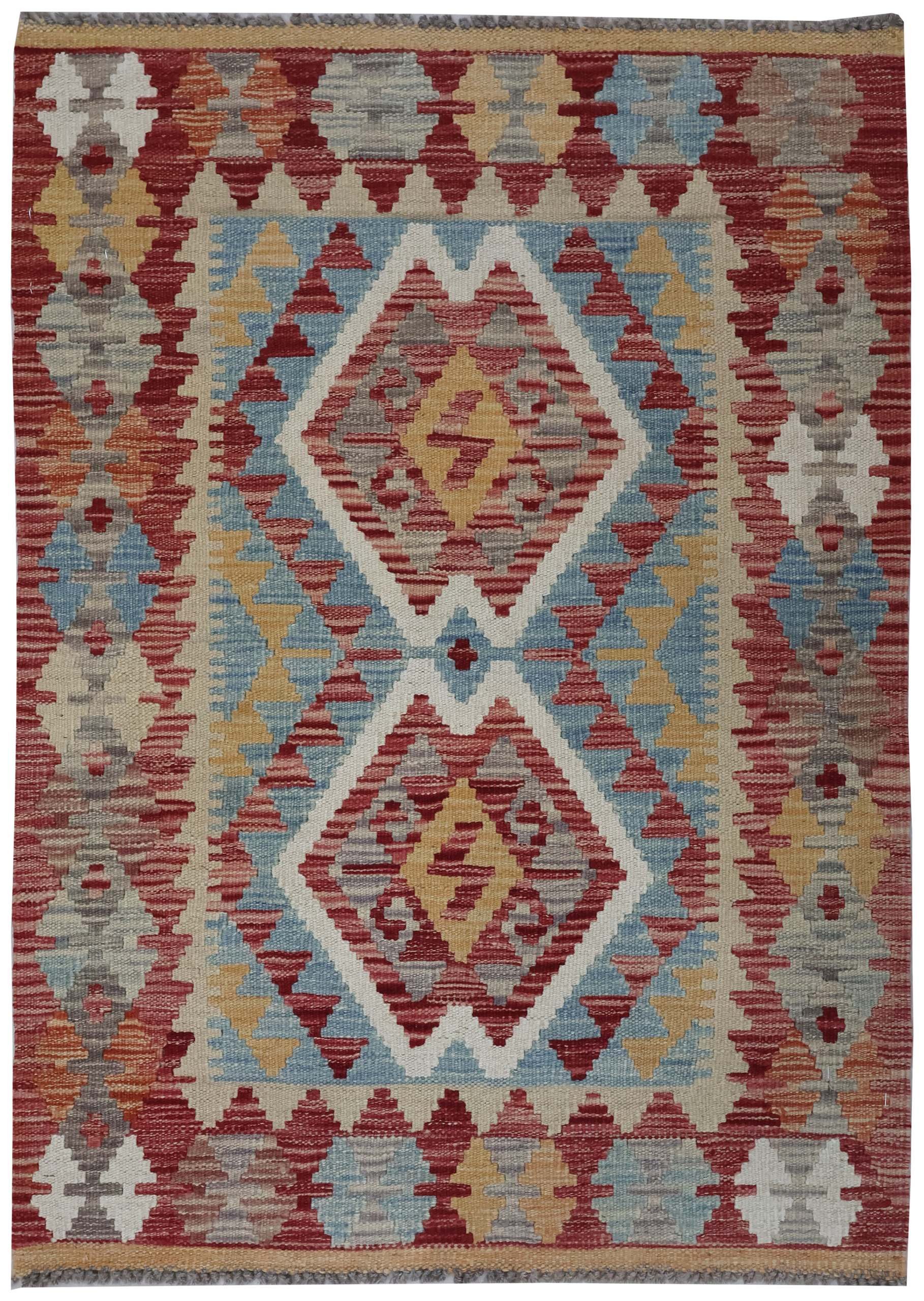 CABBEL Orientteppich 120x83 cm Kilim Multicolor Kelim Teppich Schurwolle Handgew bei OTTO