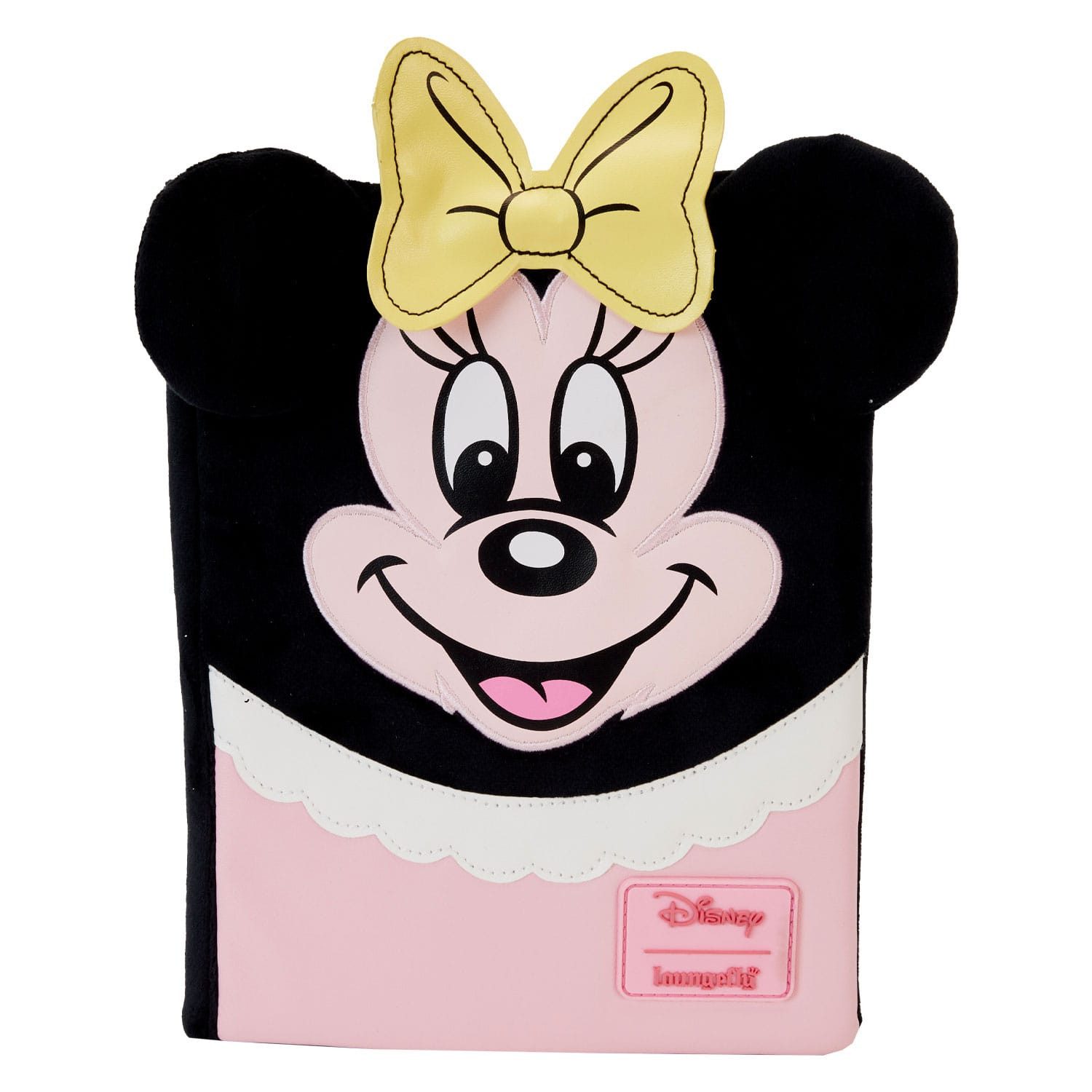 Loungefly Notizbuch Disney by Loungefly Plüsch Notizbuch 100th Anniversary Minnie Cosplay, sehr hochwertig