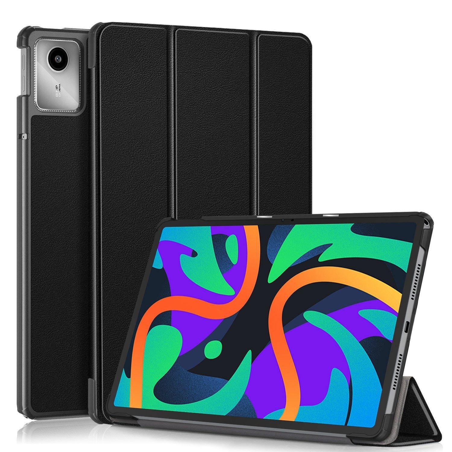 Wigento Tablet-Hülle Für Lenovo Tab M11 Tablet 3folt Wake UP Smart Cover Tasche Schutz Case