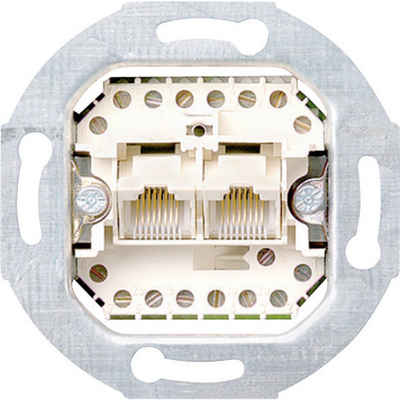 GIRA Lichtschalter GIRA Einsatz UAE-/IAE-/ISDN-Steckdose Standard 55, E2, Event Klar, Ev