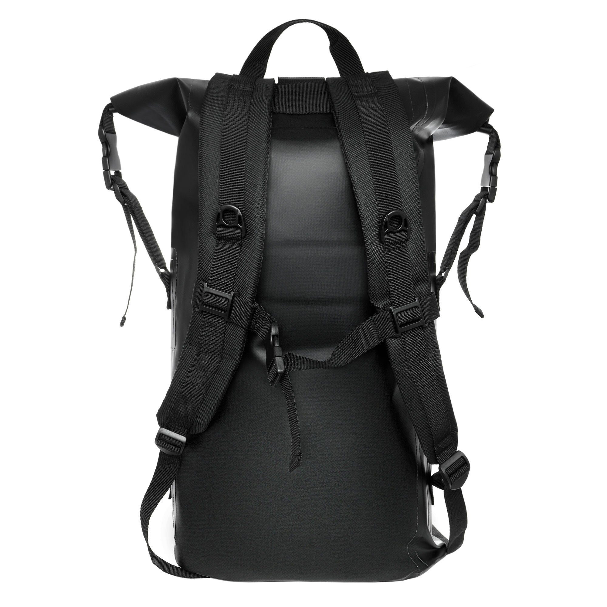 YEAZ Rucksack STOCKHOLM Wasserfester Rucksack weißes Logo (1-tlg), Wasserfester Rucksack weißes Logo