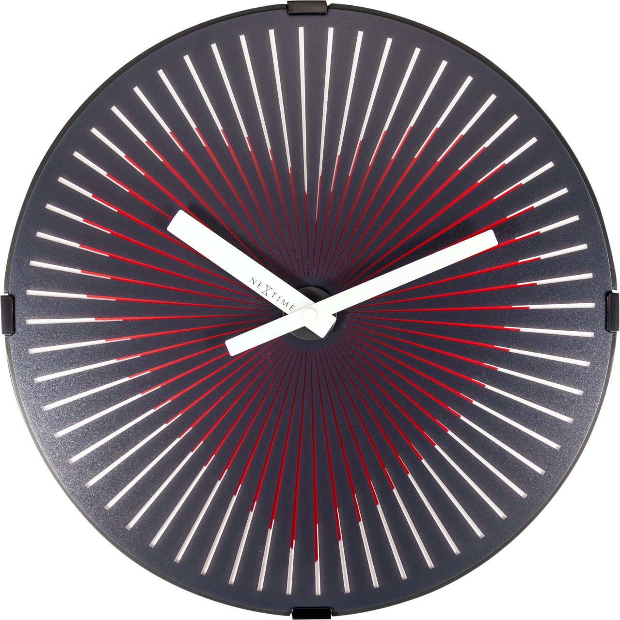 NEXTIME Wanduhr Nextime Wanduhr Motion Heart Red Ø 30,7 cm