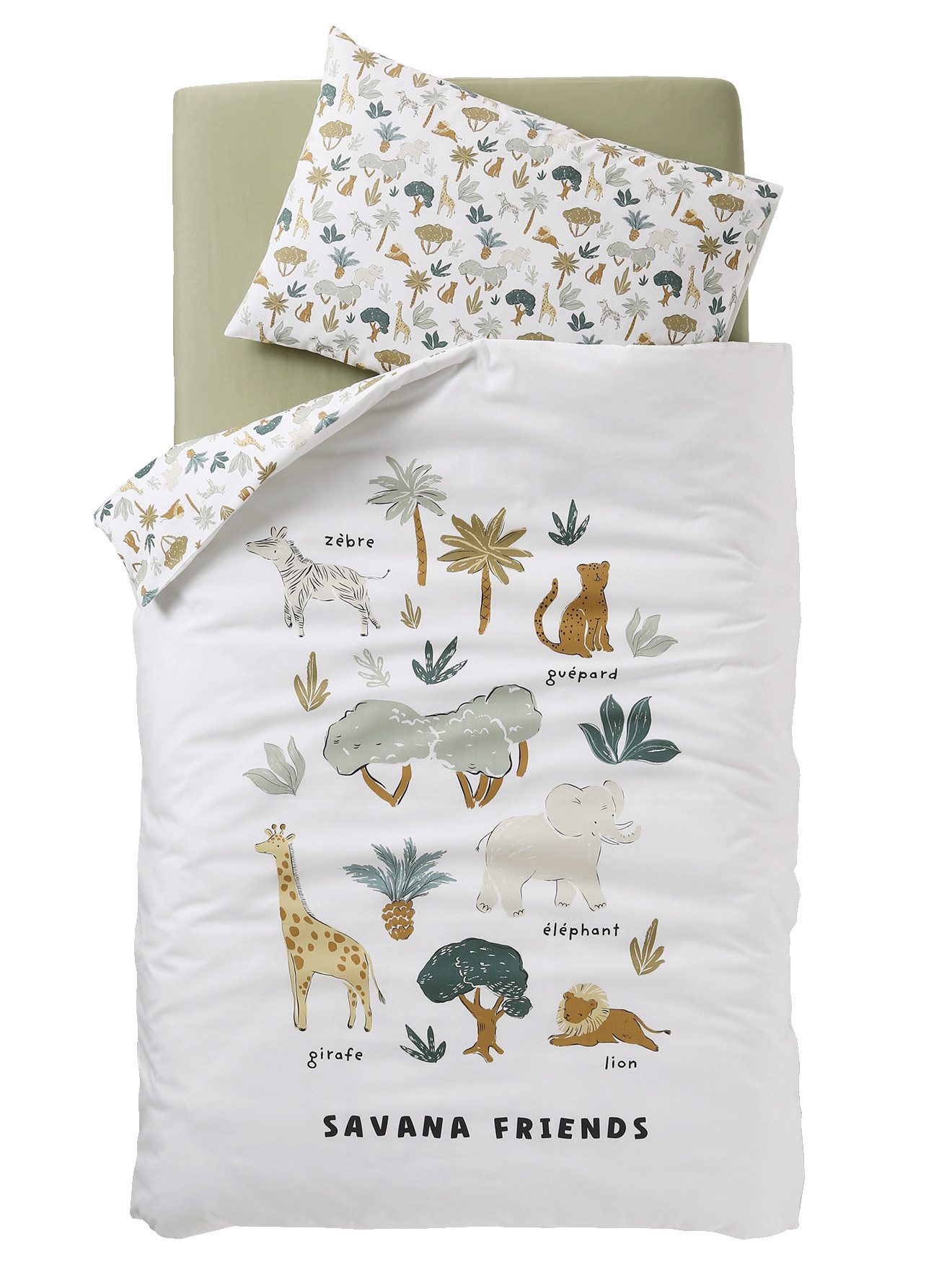 vertbaudet Bettbezug Baby Постельное белье-Set SAVANNE